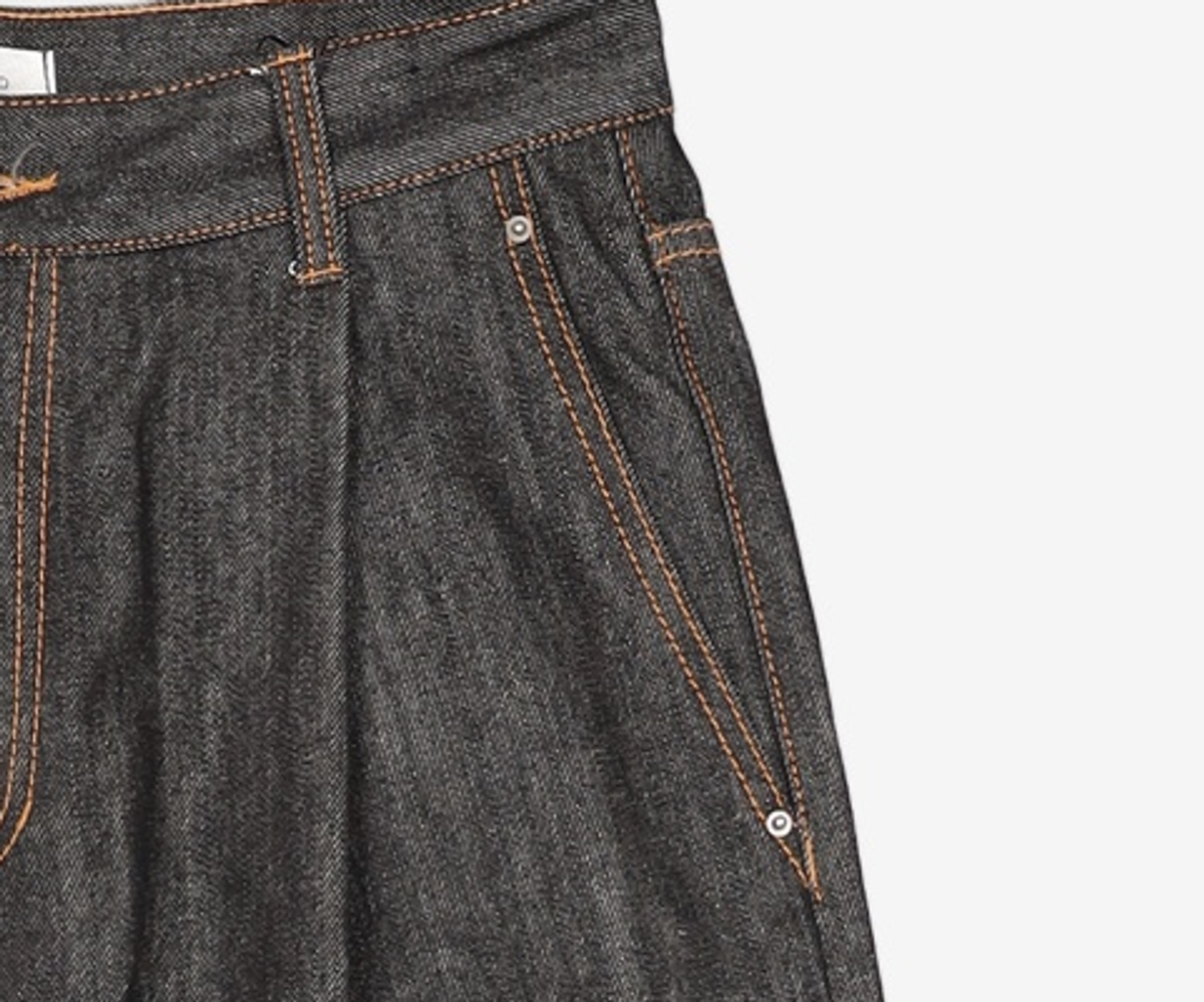 메종미네드(MAISON MINED) SWELL WIDE DENIM PANTS INDIGO 48