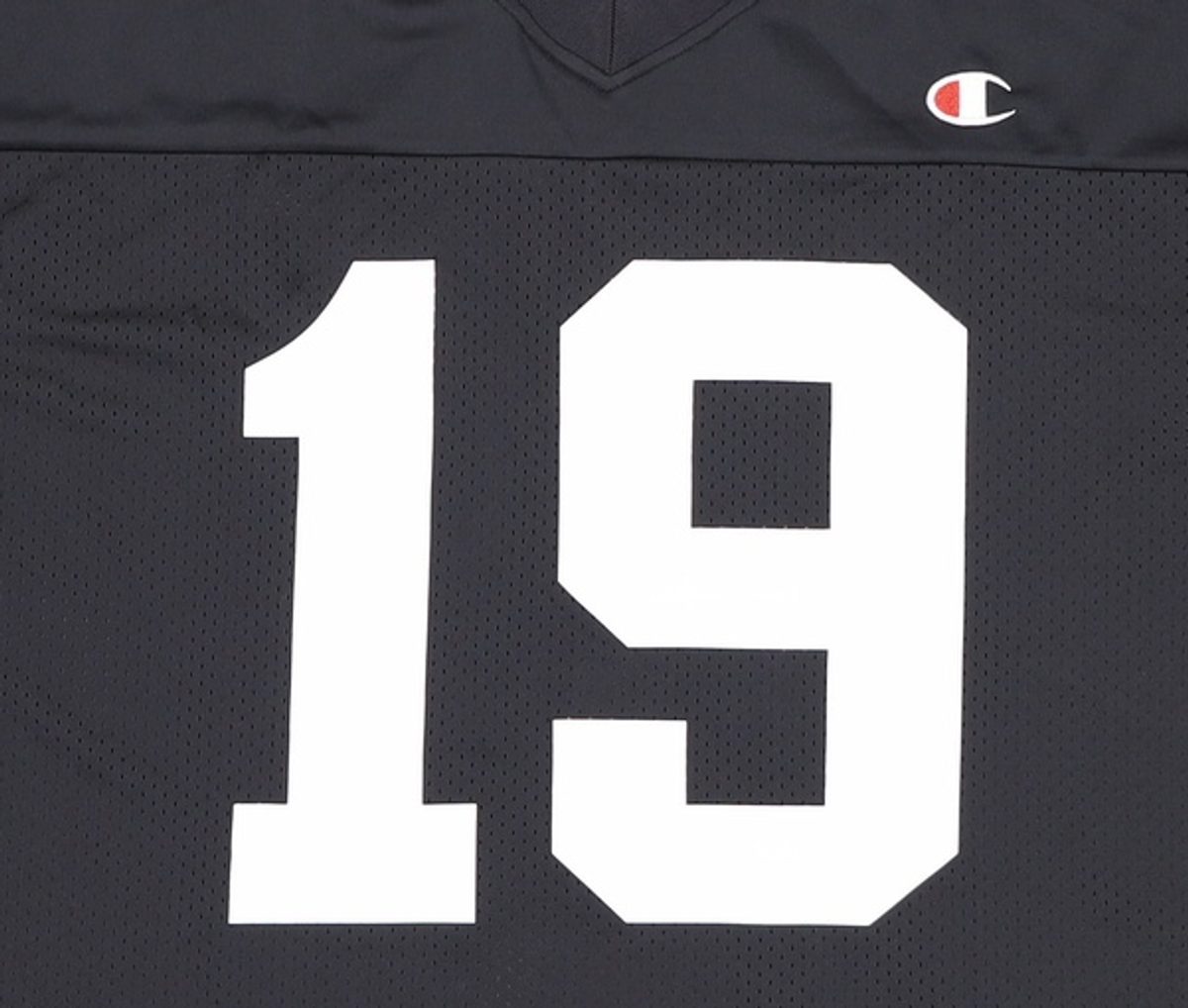 챔피온(CHAMPION) [ASIA] 메쉬소재 풋볼 티셔츠 (BLACK) CKTS3E012BK XL