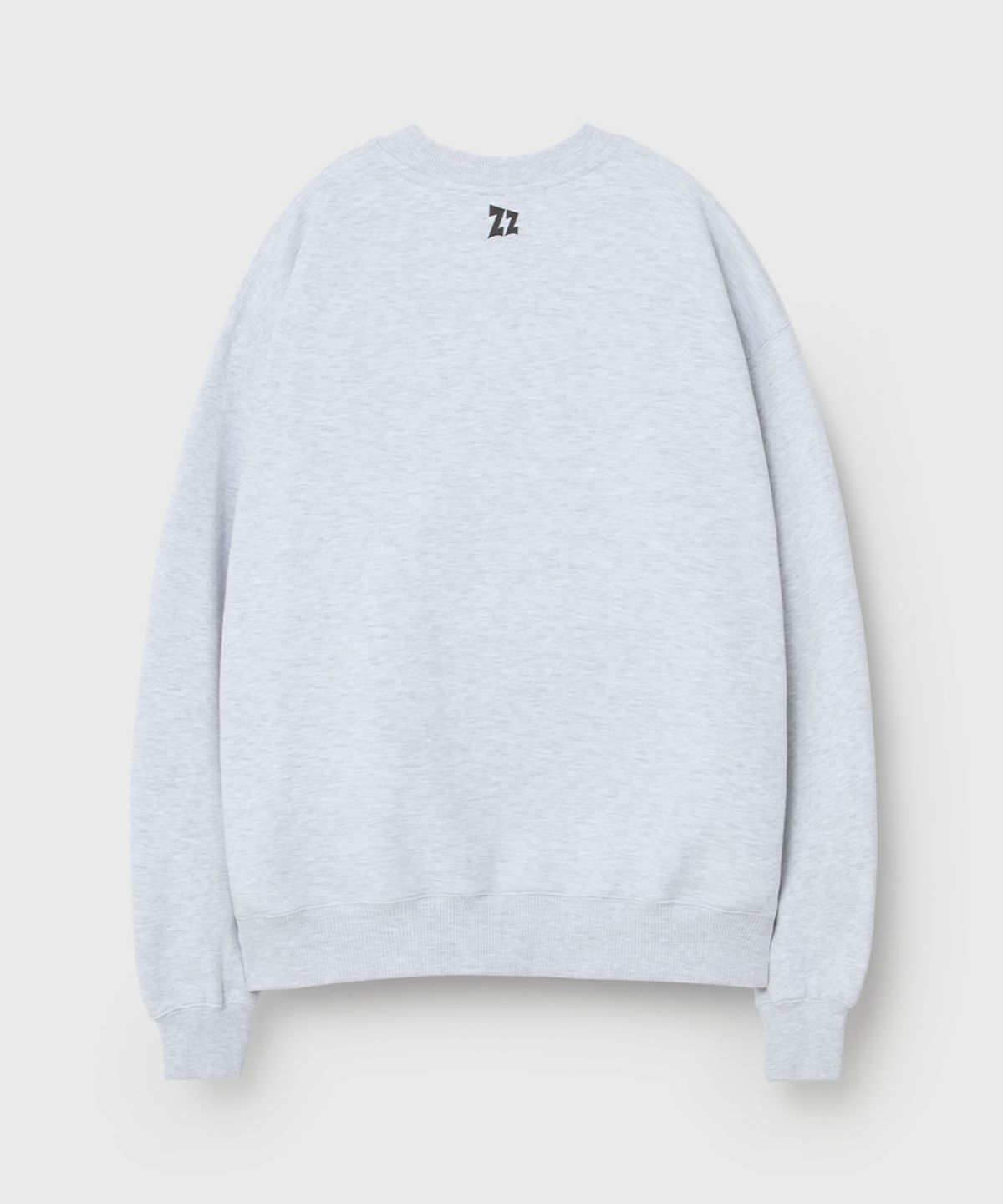 벌스데이수트(BIRTHDAYSUIT) ZZANBRO x BDS SWEAT SHIRTS (LIGHT GREY)