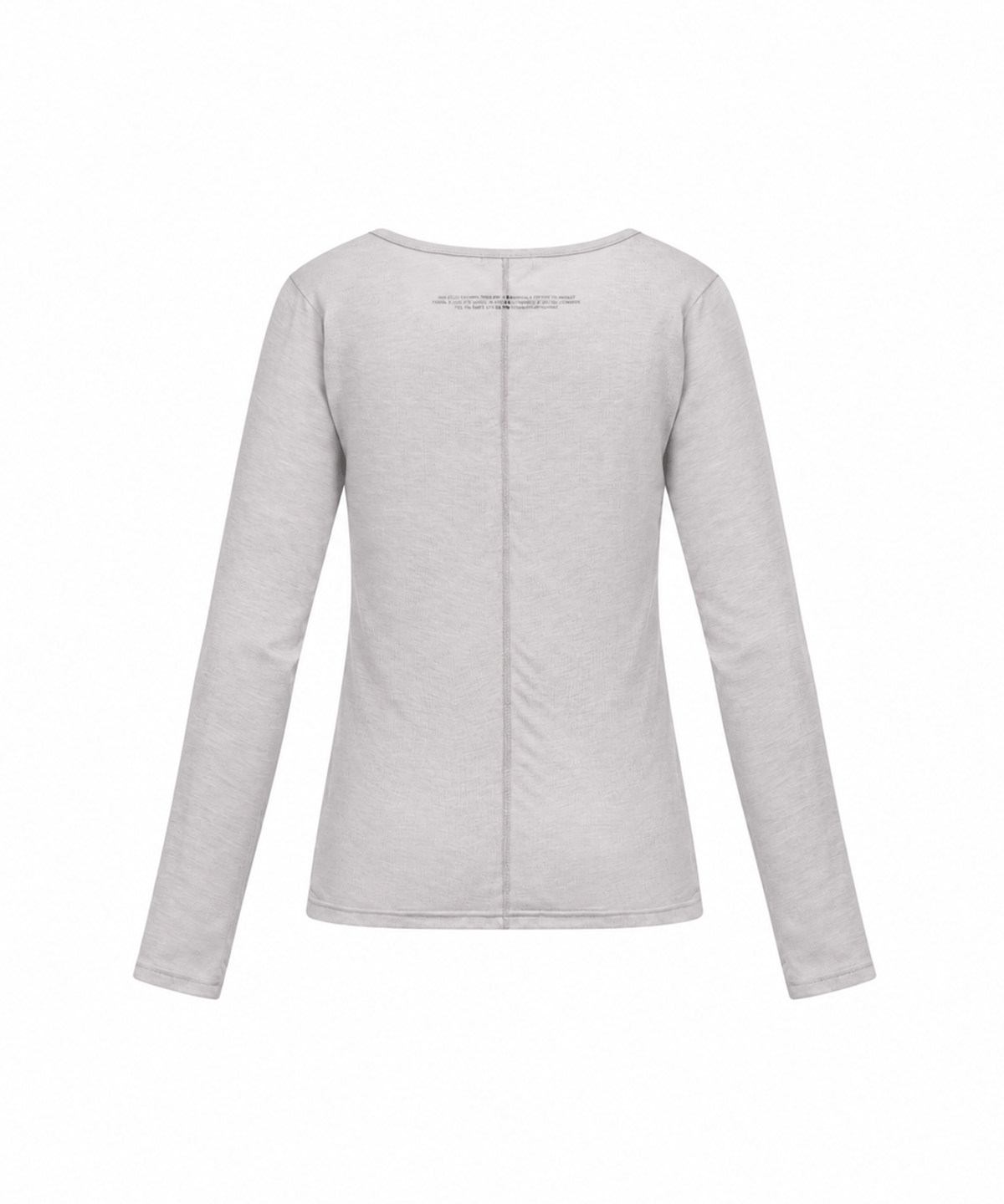 어니브(ANIV) MARKED SEAM ZIP LONG SLEEVE GRAY