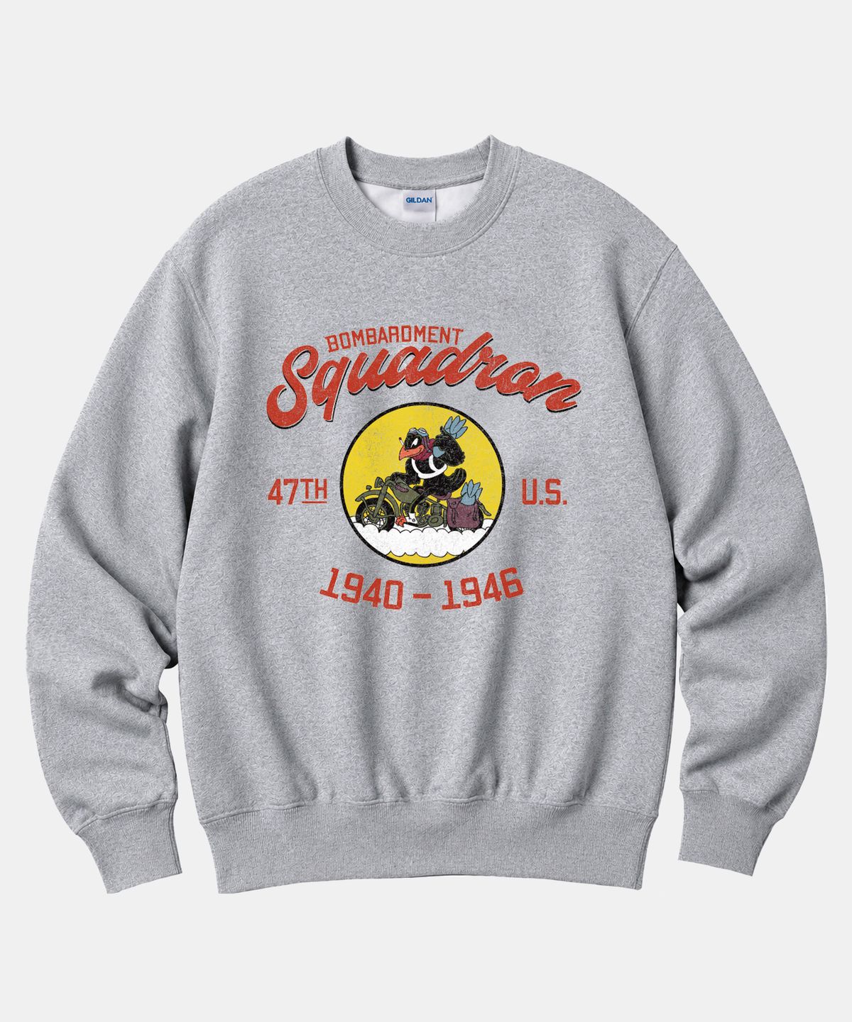 길단(GILDAN) 길단 X 빈티지컬렉션 SQUADRON 맨투맨 티셔츠