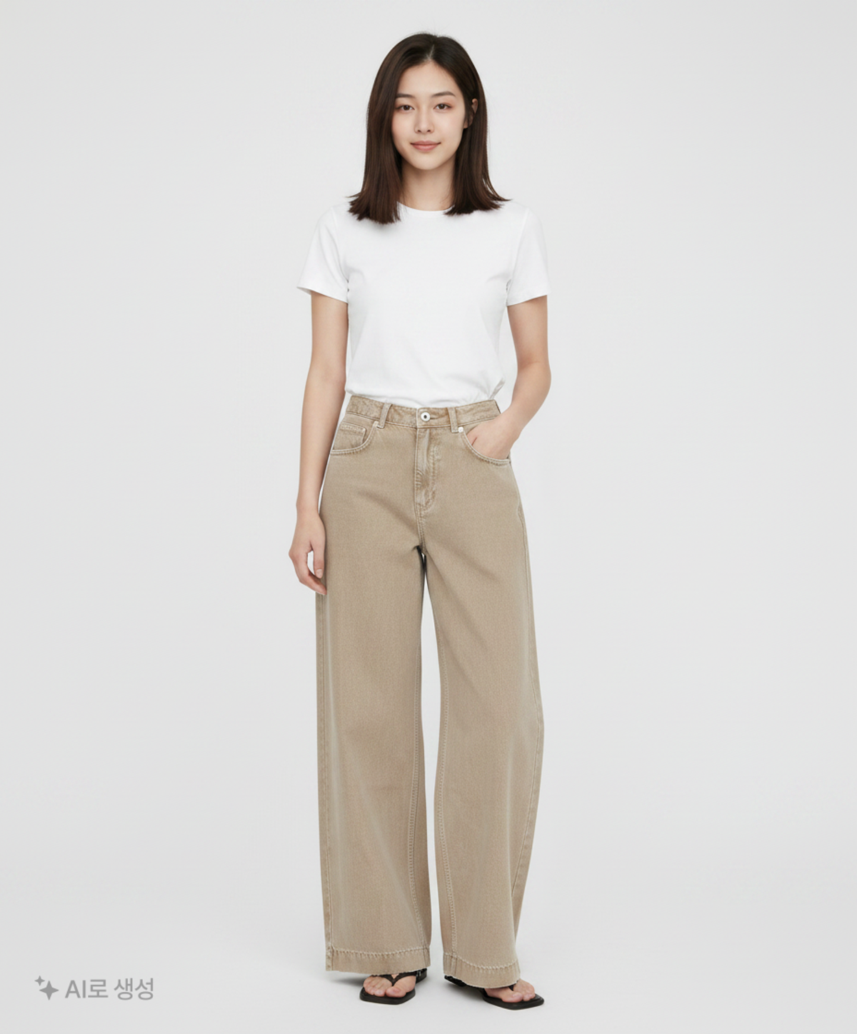 모이아(MOIA) 청/데님 팬츠 S