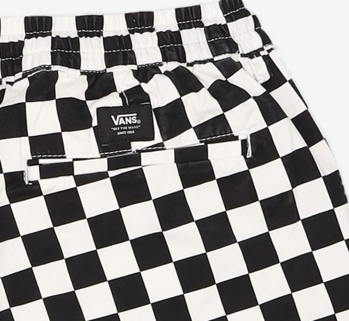 반스(VANS) 레인지 릴렉스드 엘라스틱 쇼츠 - 체커보드 / VN0A5FKD7051 S