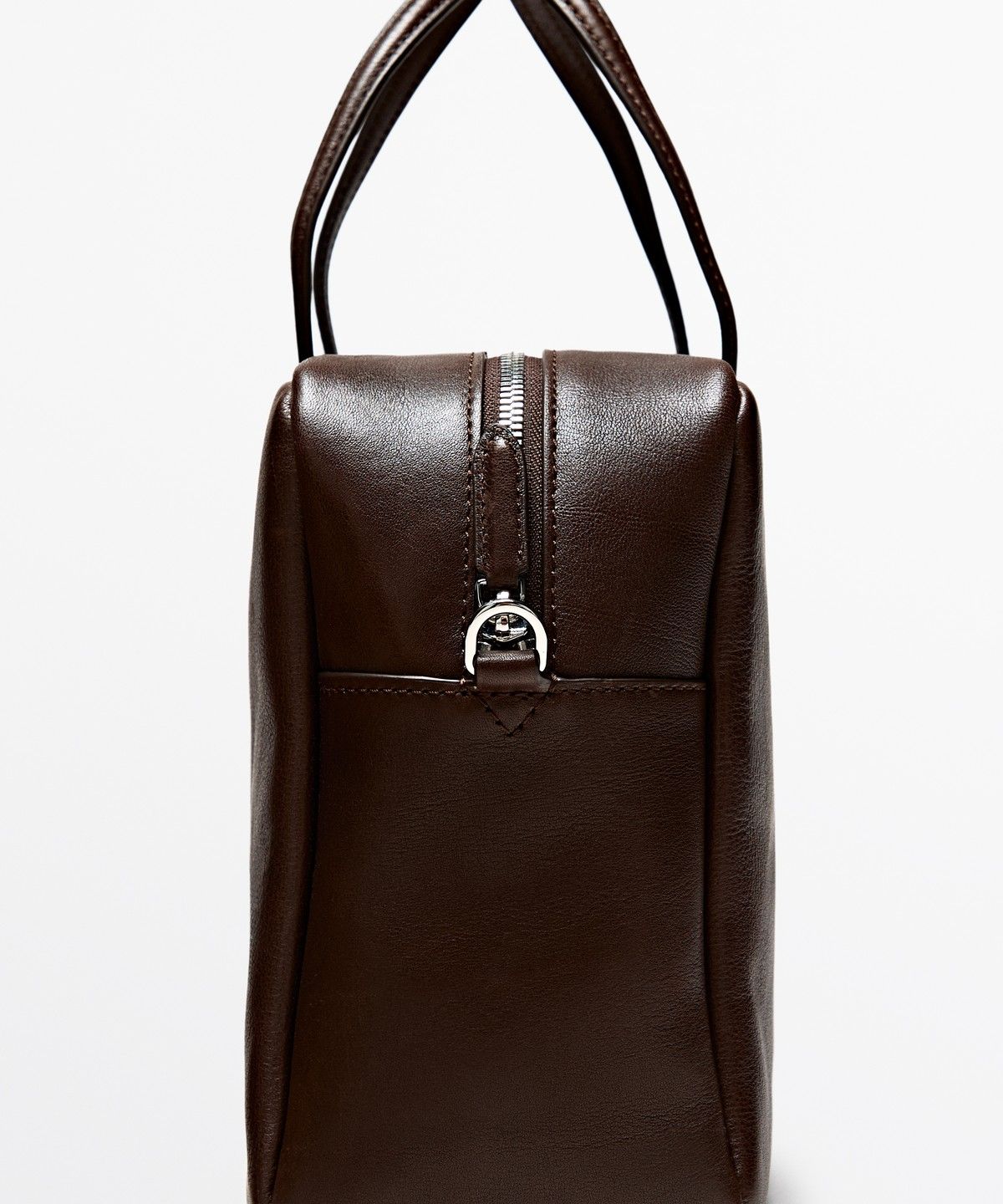 마시모두띠(MASSIMO DUTTI) 나파 가죽 미디엄 더플 백