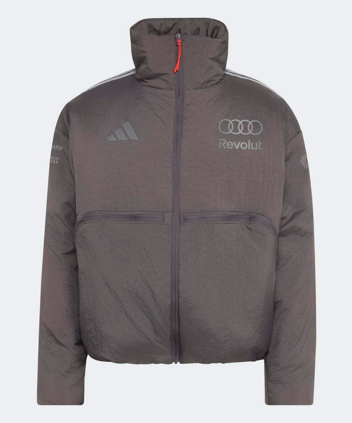 아디다스(ADIDAS) 아우디 REVOLUT F1 팀 엔지니어 & 마케팅 패딩 재킷 - 그레이 / KF8536