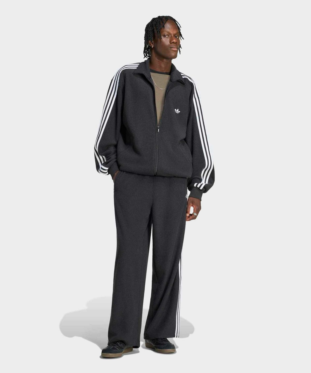 아디다스(ADIDAS) 부클 트랙탑 - 블랙 / LC8150