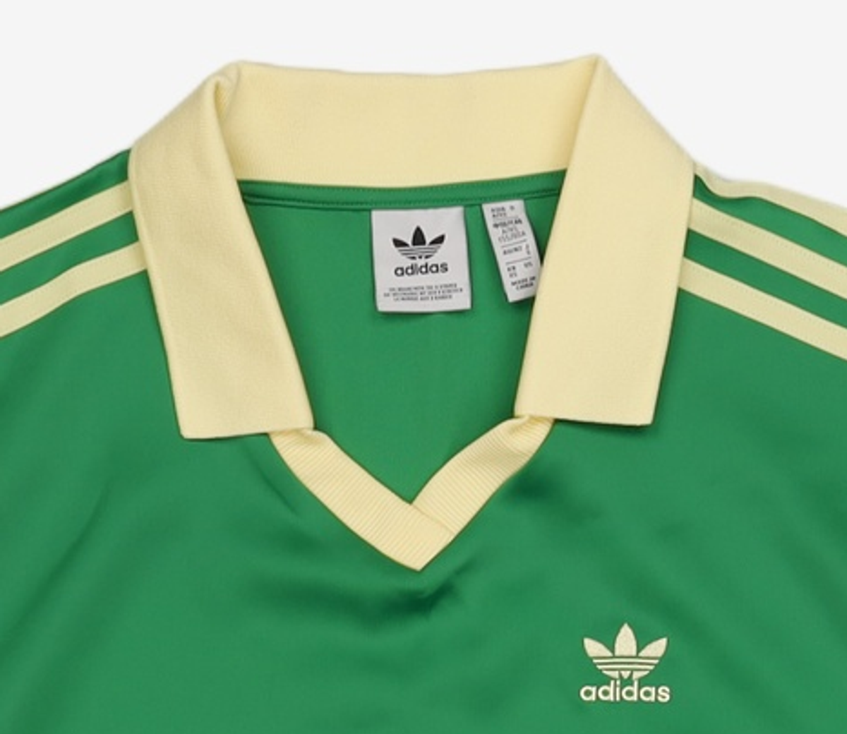 아디다스(ADIDAS) 3S 새틴 긴팔 티 - 그린 / IR6102 XS