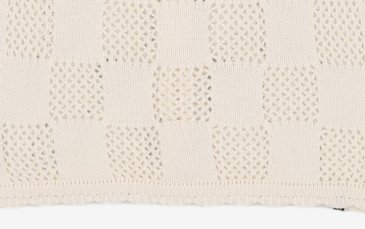 골라(GOLA) W 체커보드 네트 슬리브리스 니트 W CHECKERBOARD NET SLEEVELESS KNIT FREE