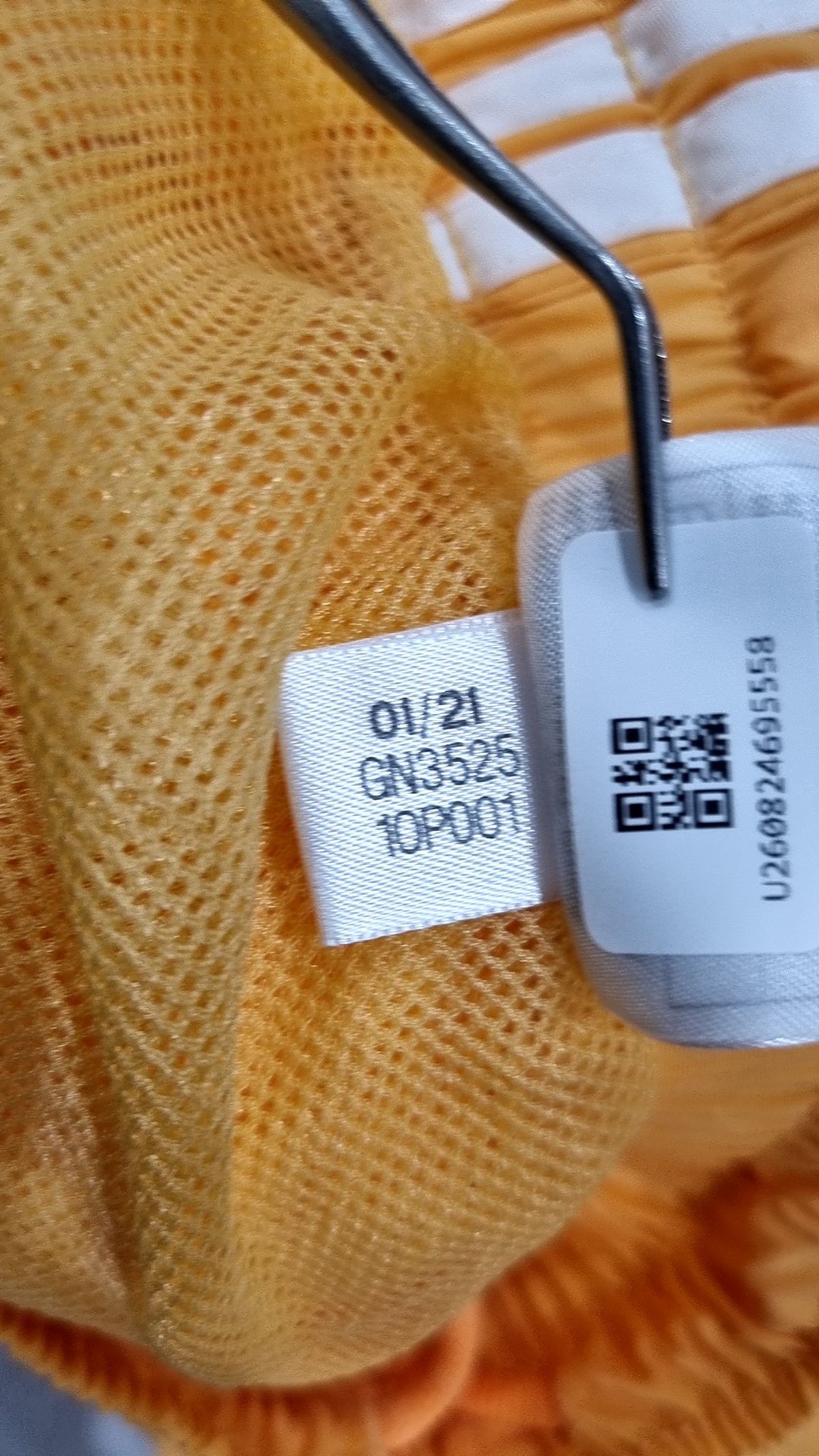 아디다스(ADIDAS) 3ST 스윔 숏 팬츠 - 오렌지 / GN3525 S