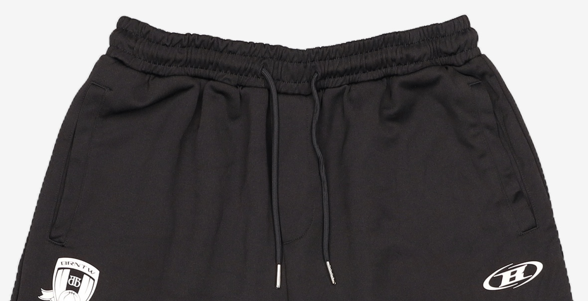 본투윈(BORN TO WIN) SILVER LINE JERSEY HALF PANTS SHORT VER [BLACK] 2