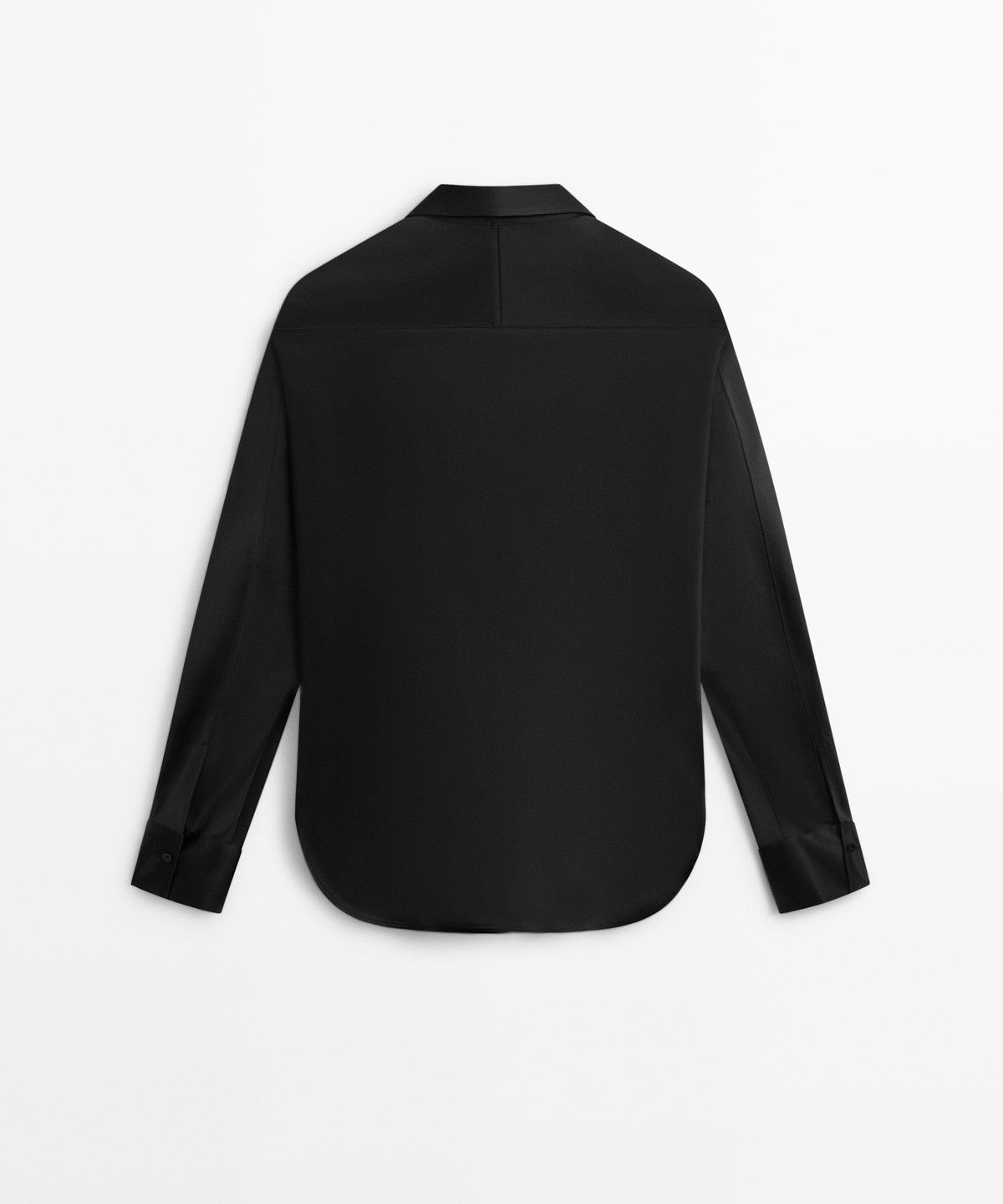 마시모두띠(MASSIMO DUTTI) 플루이드 새틴 셔츠