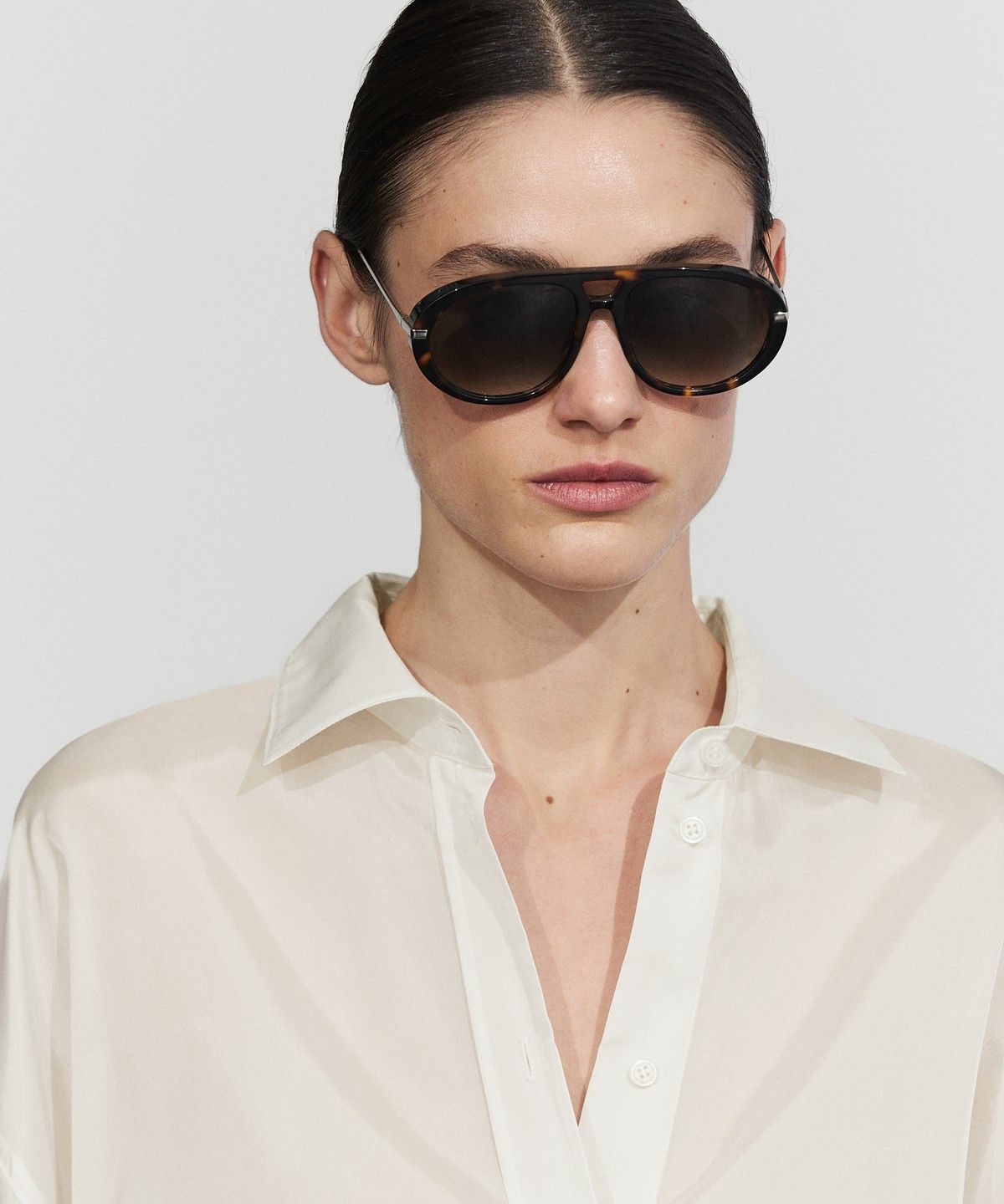 마시모두띠(MASSIMO DUTTI) 오버사이즈 플루이드 셔츠