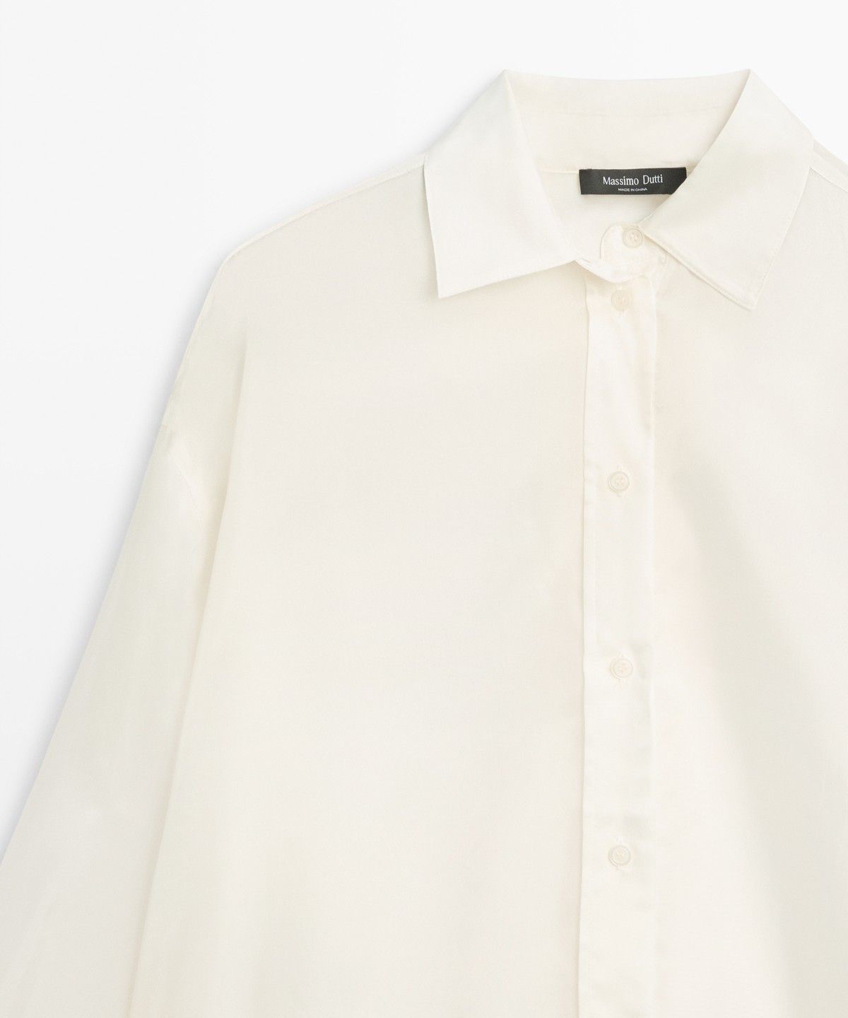 마시모두띠(MASSIMO DUTTI) 오버사이즈 플루이드 셔츠
