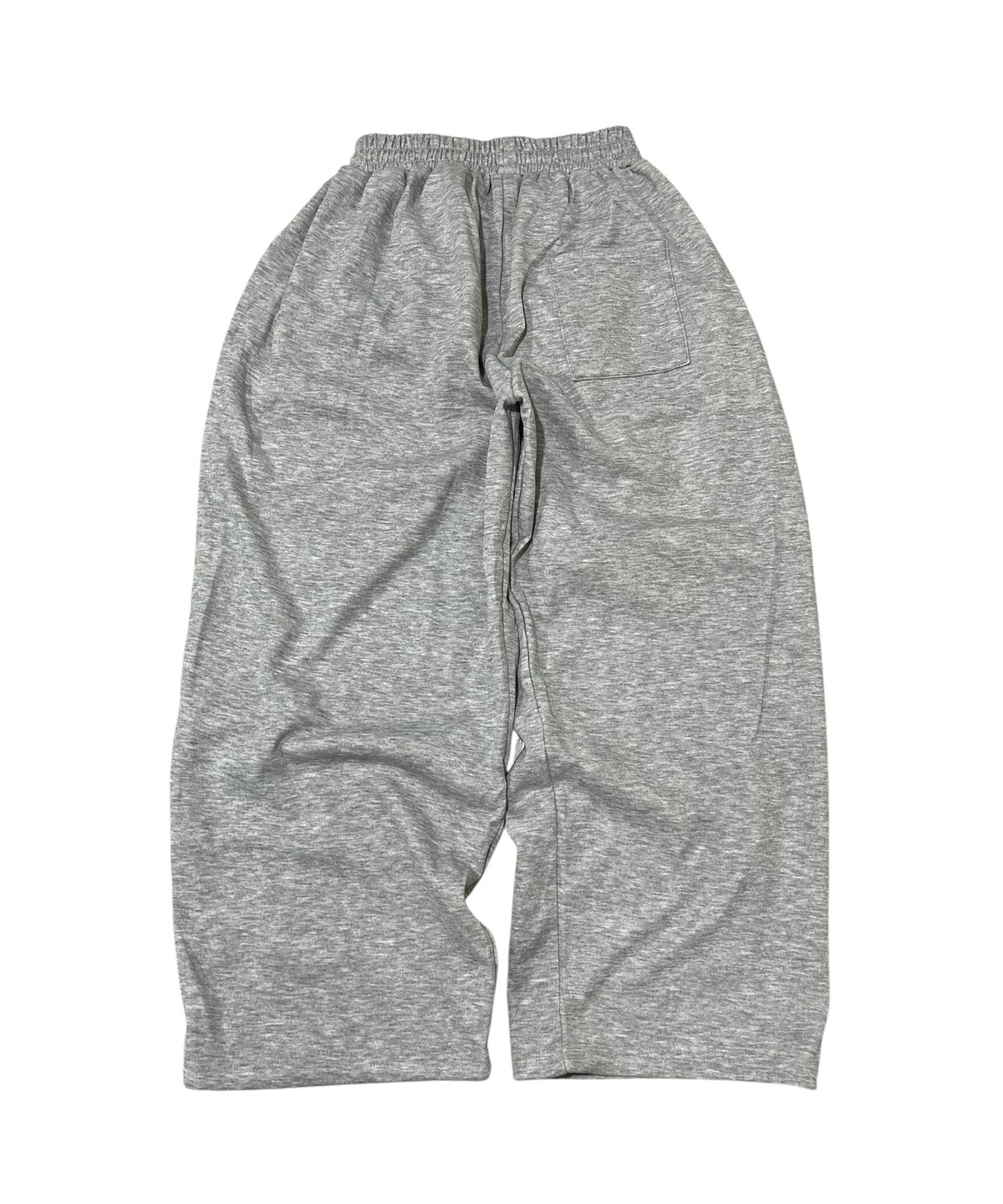 스케이터락(SK8ER ROCK) S8 Block Wide Track Pants (Melange gray)