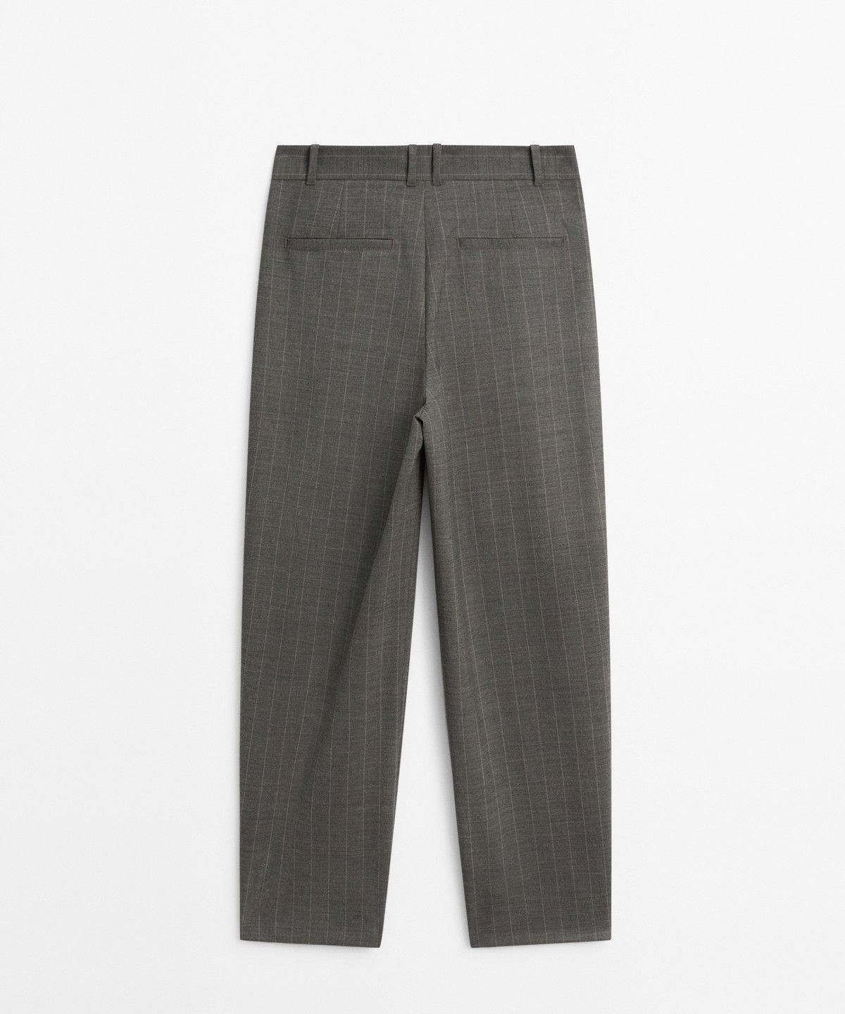 마시모두띠(MASSIMO DUTTI) 캐롯 핏 핀스트라이프 팬츠