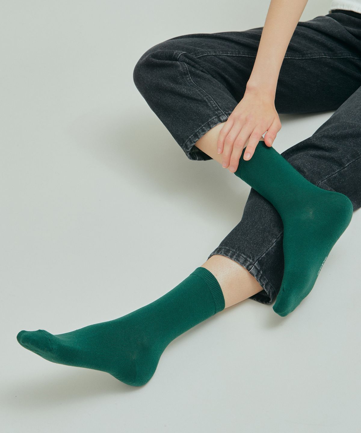 삭스타즈(SOCKSTAZ) STB000 컬러 플레인 크루 양말 (16 Colors)
