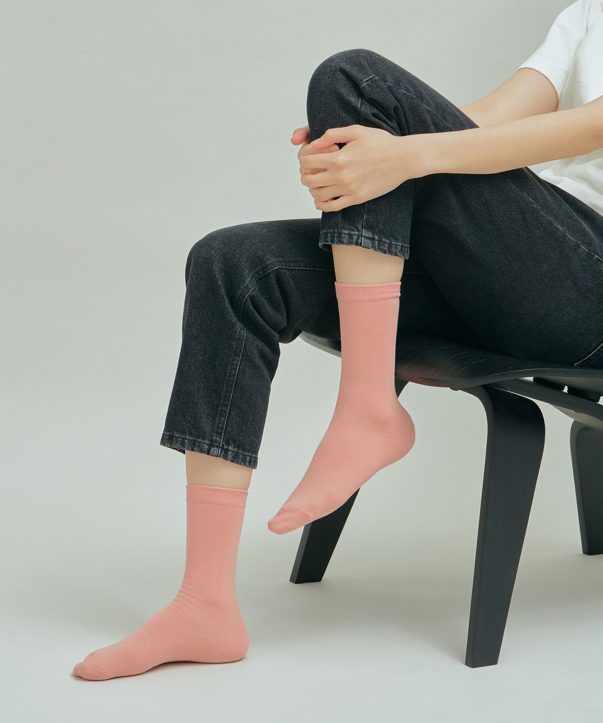 삭스타즈(SOCKSTAZ) STB000 컬러 플레인 크루 양말 (16 Colors)