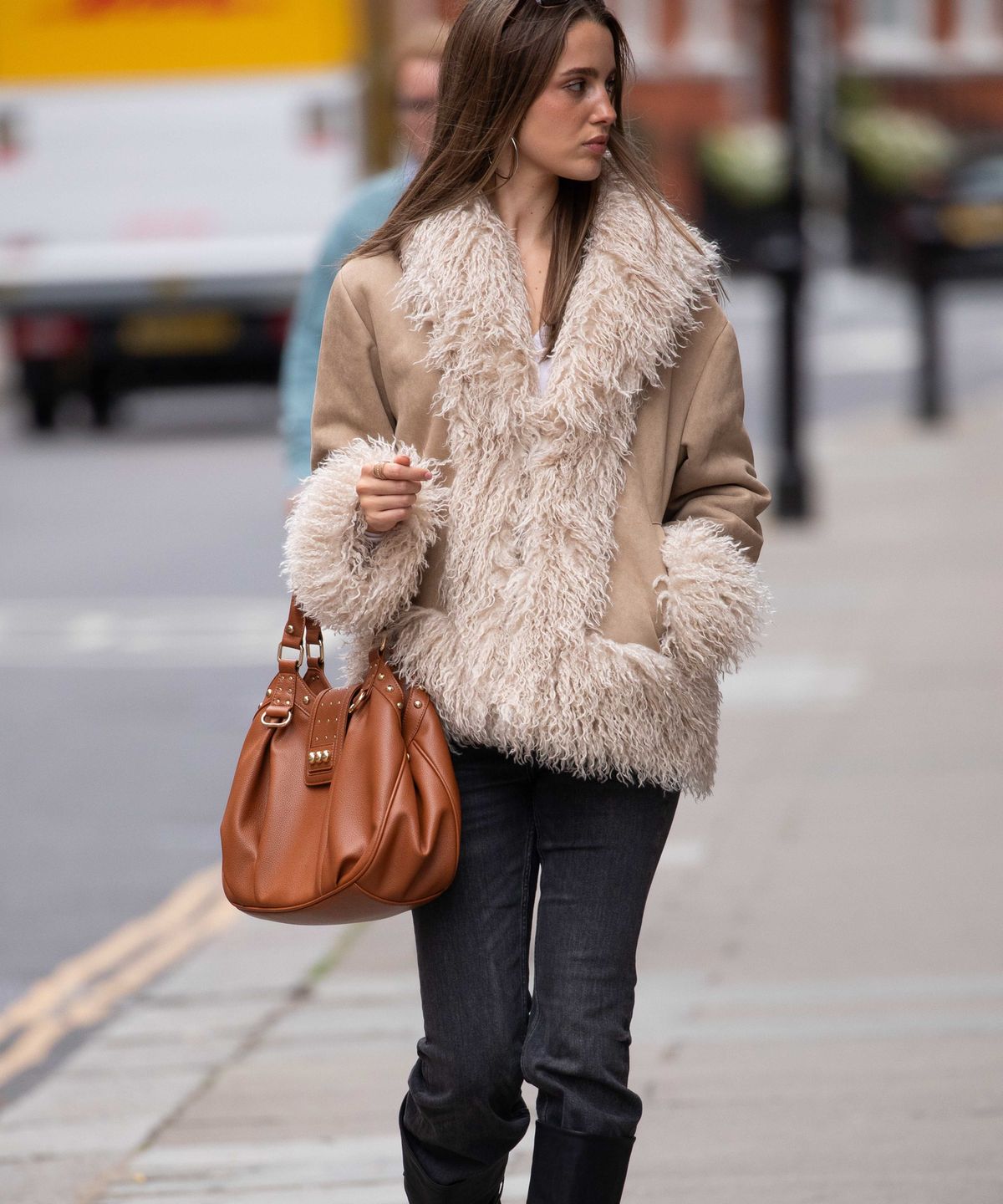 디망쉬(dimanche) Uptown Bag (brown)