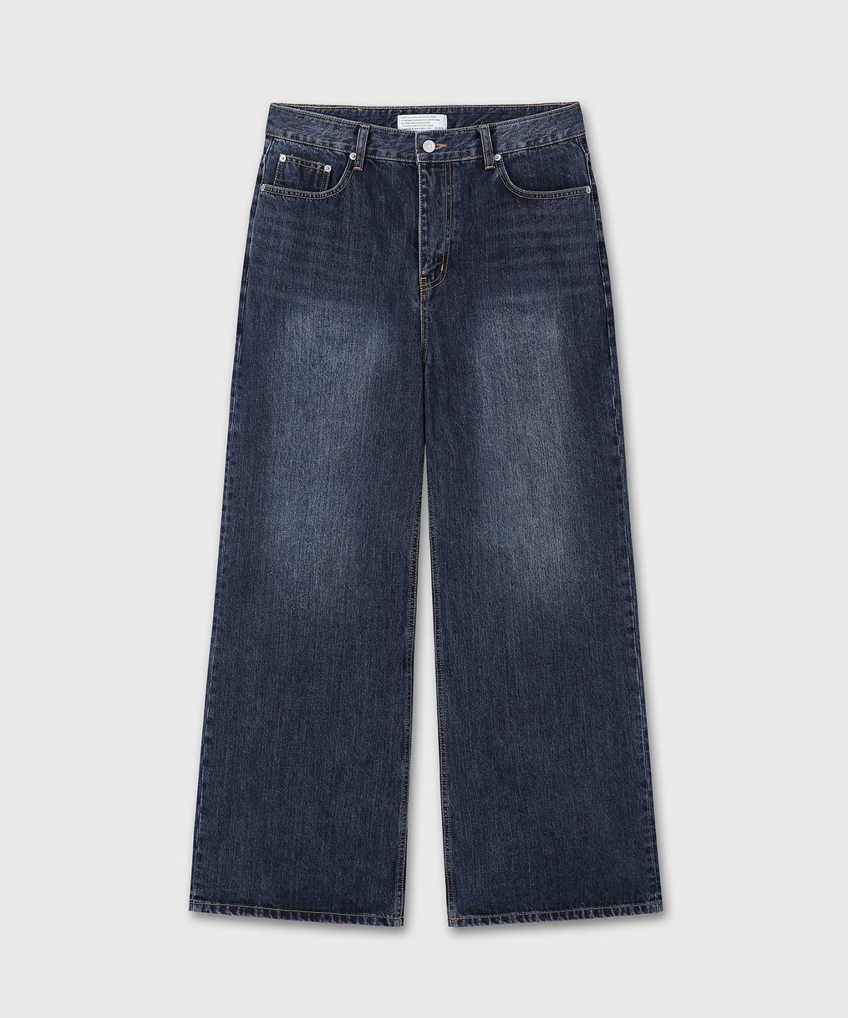 다이브인(DIVEIN) [DIVEIN X PINOKI] LOOSED WIDE FLARE DENIM PANTS (MID BLUE)
