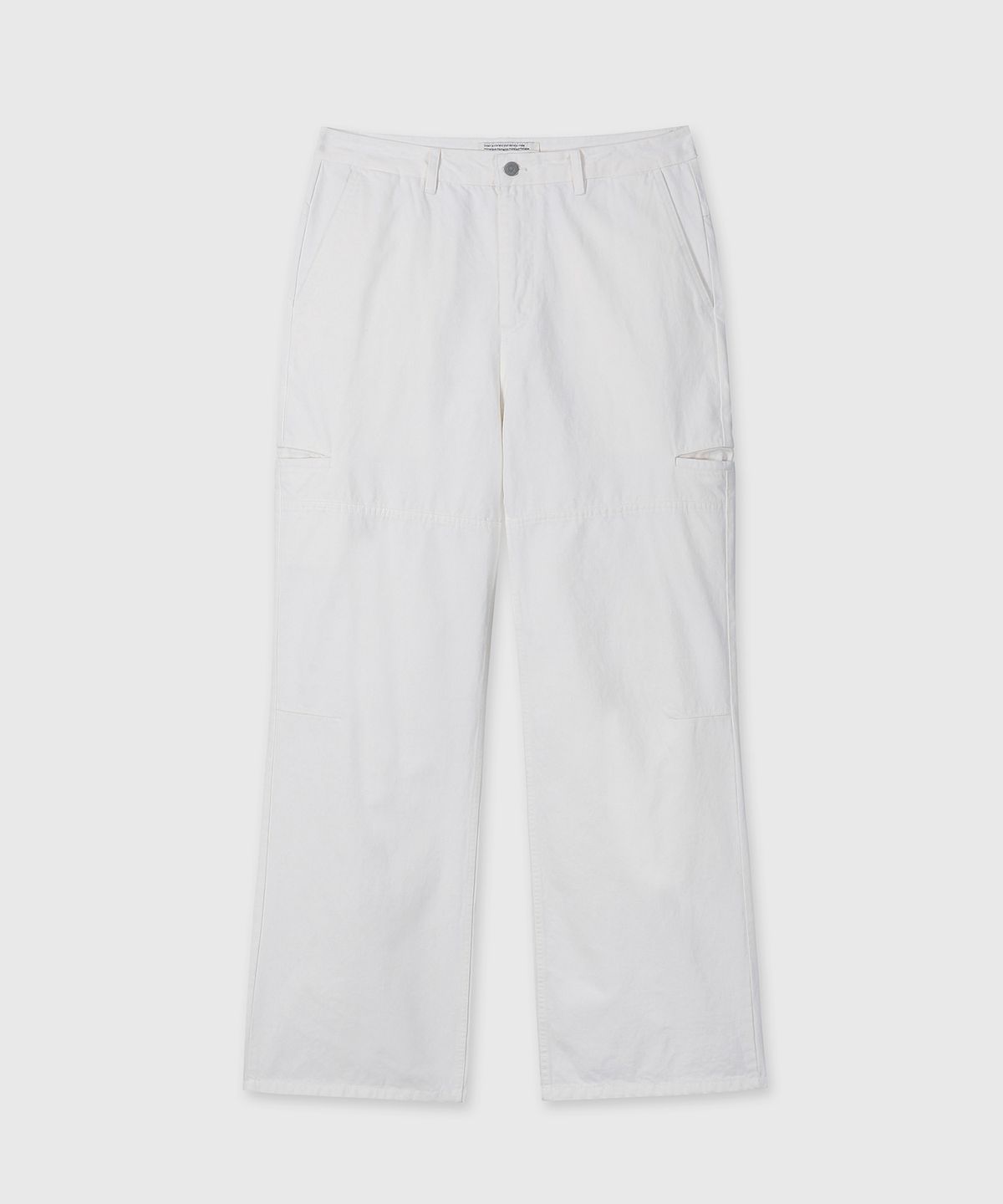 다이브인(DIVEIN) [DIVEIN X PINOKI] WASHED REGULAR COTTON PANTS (WHITE)