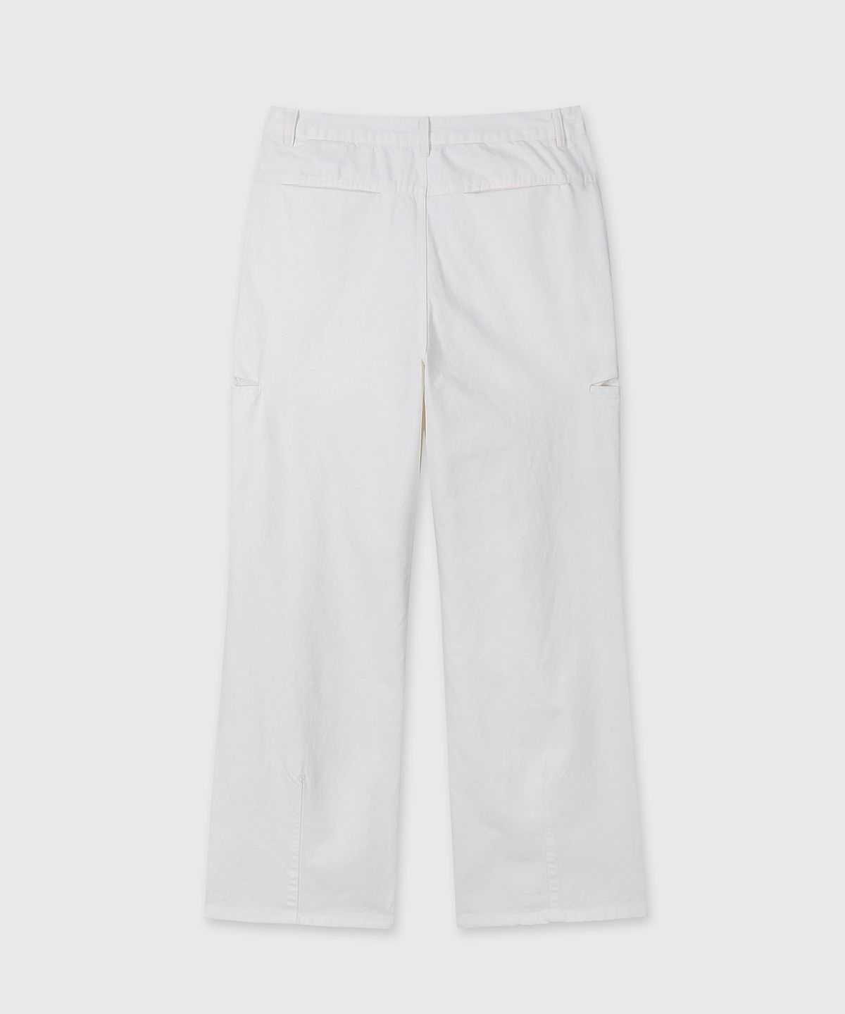 다이브인(DIVEIN) [DIVEIN X PINOKI] WASHED REGULAR COTTON PANTS (WHITE)