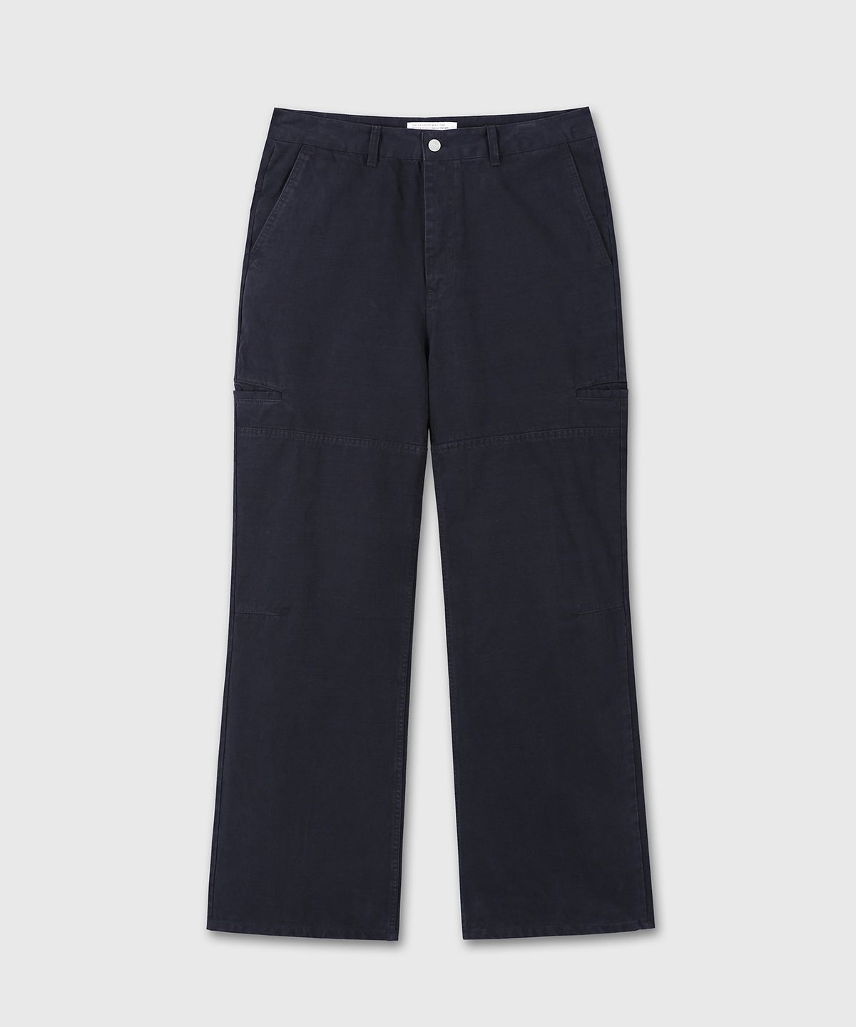 다이브인(DIVEIN) [DIVEIN X PINOKI] WASHED REGULAR COTTON PANTS (NAVY)
