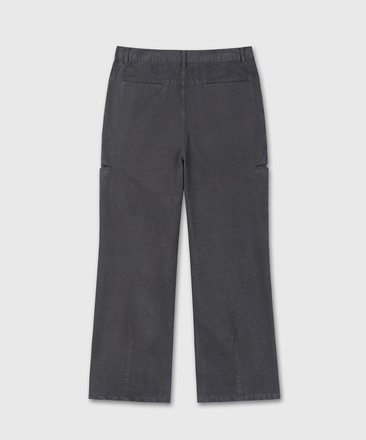 다이브인(DIVEIN) [DIVEIN X PINOKI] WASHED REGULAR COTTON PANTS (CHARCOAL)