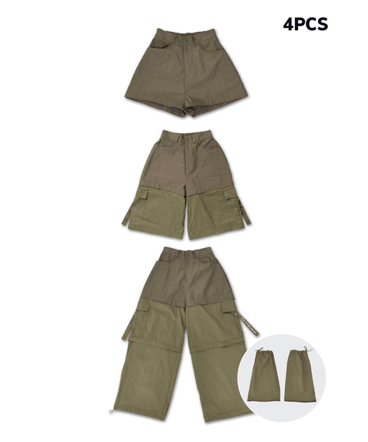 유움(UUM) THREE SEPARATE PANTS KHAKI