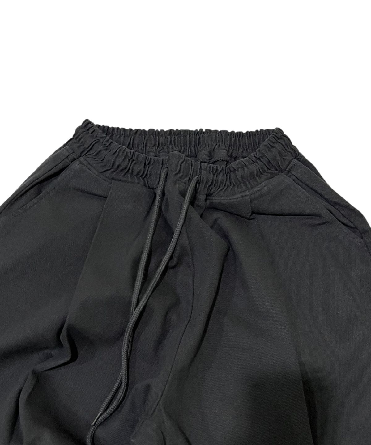 스케이터락(SK8ER ROCK) One Tuck Cotton Wide Pants (Black)