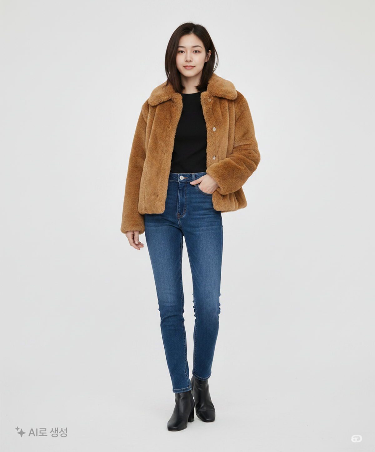 디바이디드에이치앤엠(DIVIDED H&M) 무스탕/퍼 M