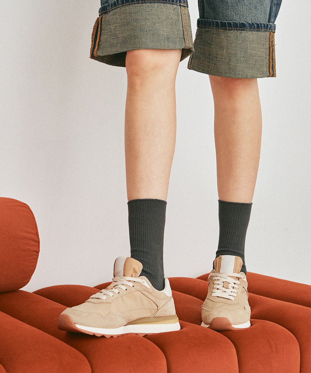 삭스타즈(SOCKSTAZ) STB001 스탠다드 컬러 립 크루 삭스 (2 Size / 24 Colors)