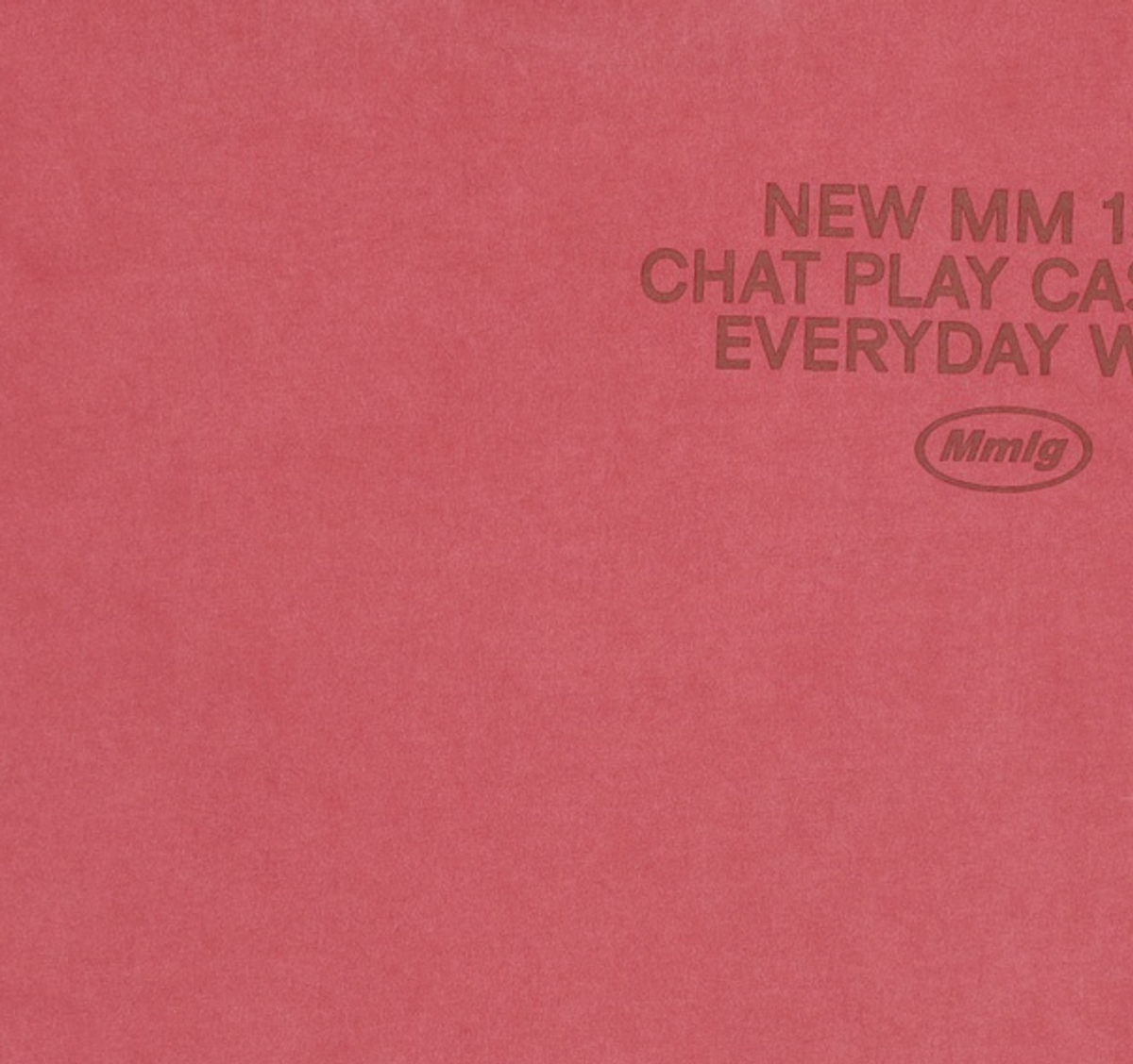 엠엠엘지(MMLG) [Mmlg] LAYOUT WASHED HF-T (RED) L