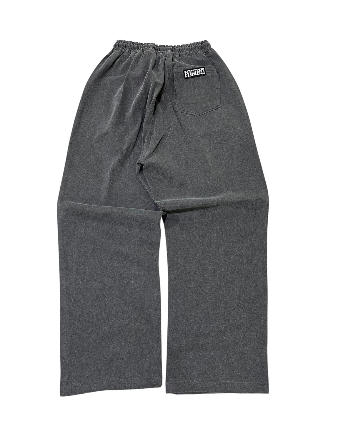스케이터락(SK8ER ROCK) One Tuck Cotton Wide Pants (Dark gray)
