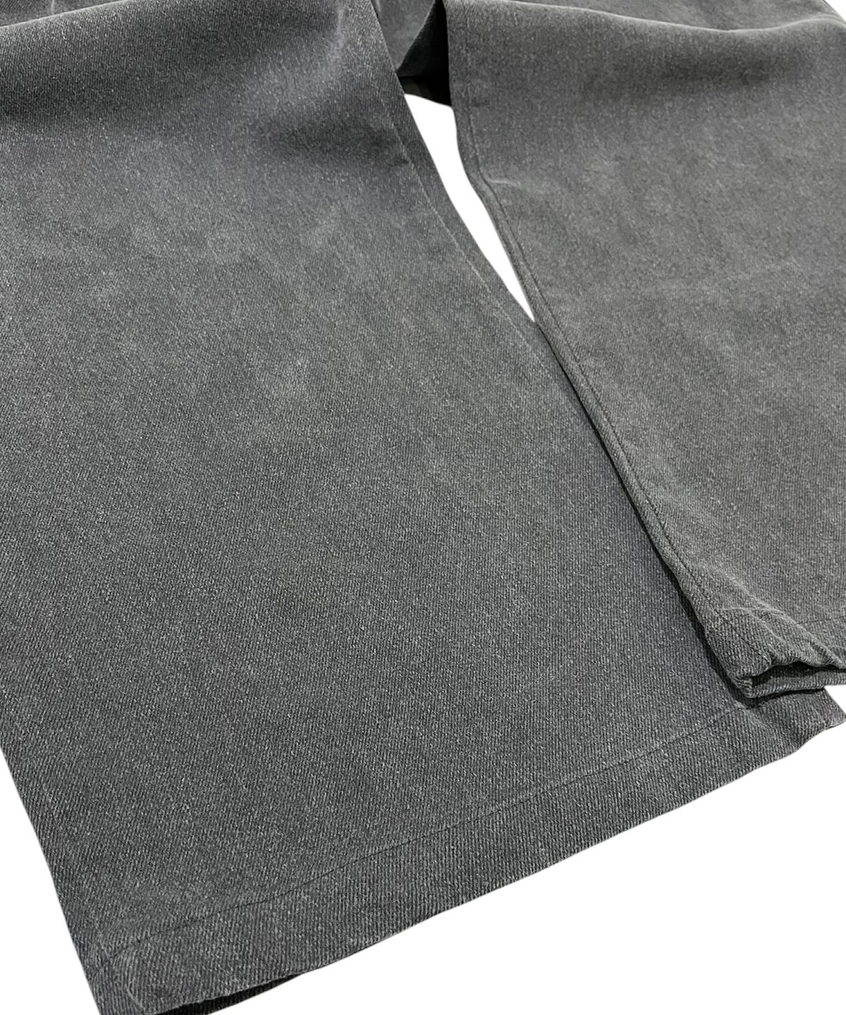 스케이터락(SK8ER ROCK) One Tuck Cotton Wide Pants (Dark gray)