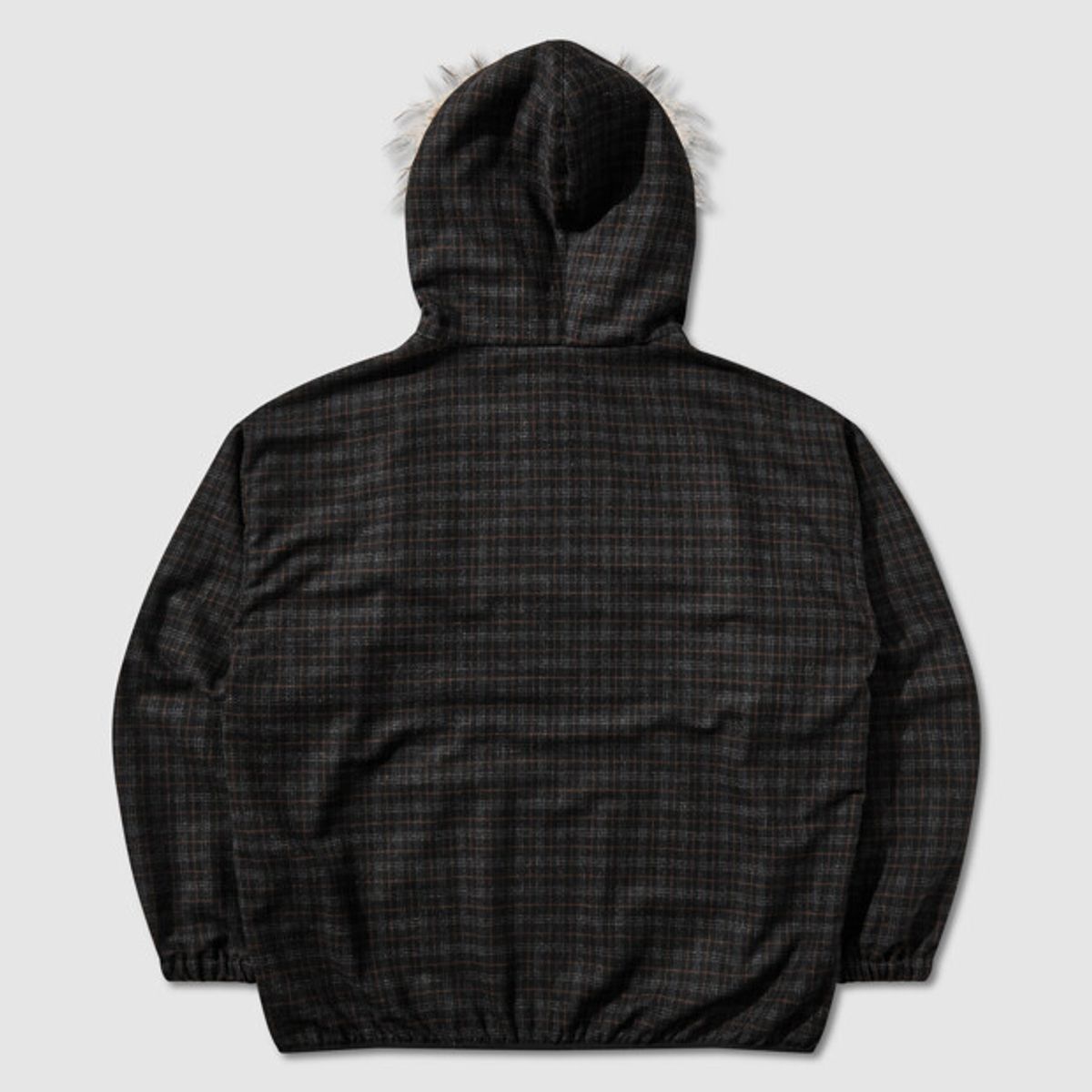 엄브로(UMBRO) [UMB X SLAM JAM] 플란넬 퍼 아노락 브라운 UR311OWT91