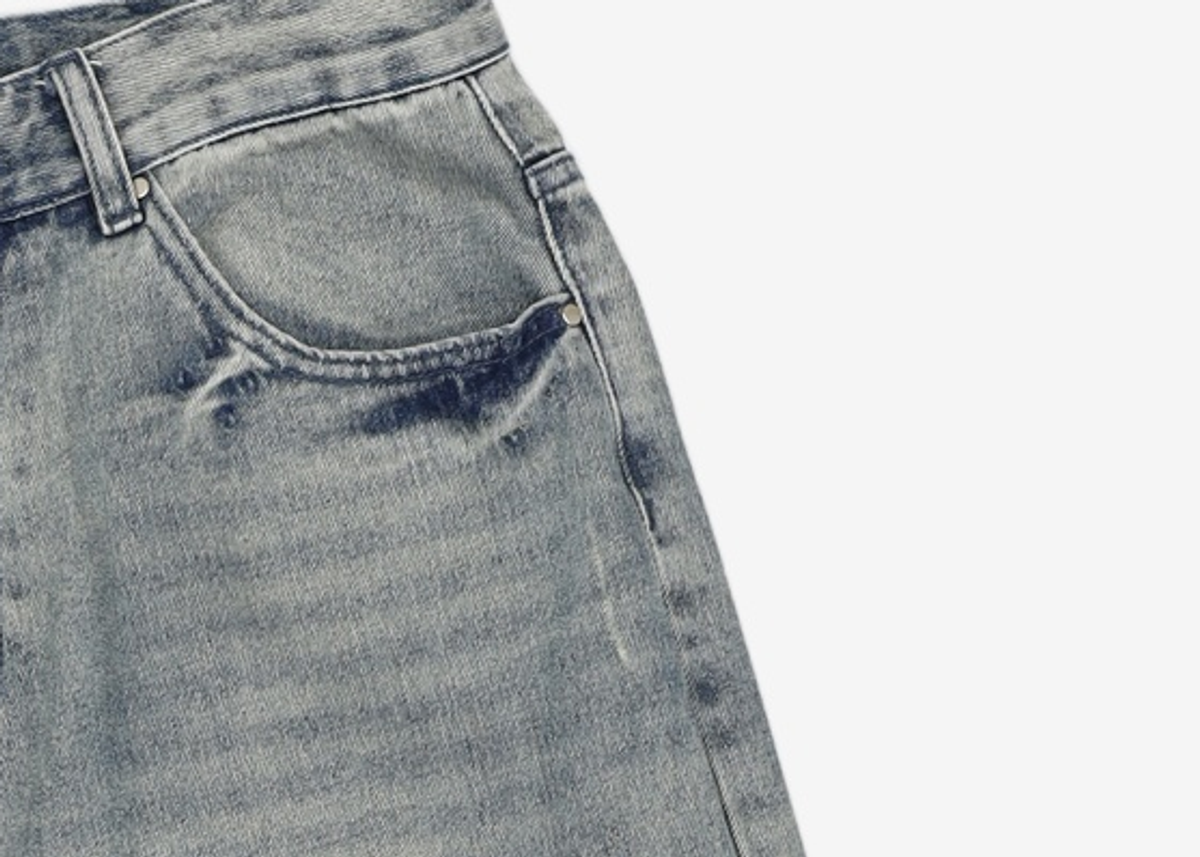 필루미네이트(FILLUMINATE) 청/데님 팬츠 L