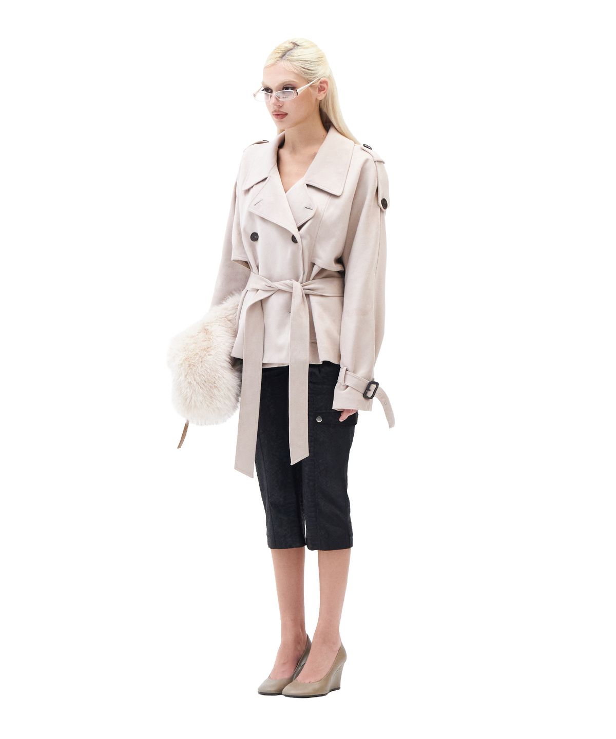 힐다(HILLDA) L’amant Trench Coat [Beige]