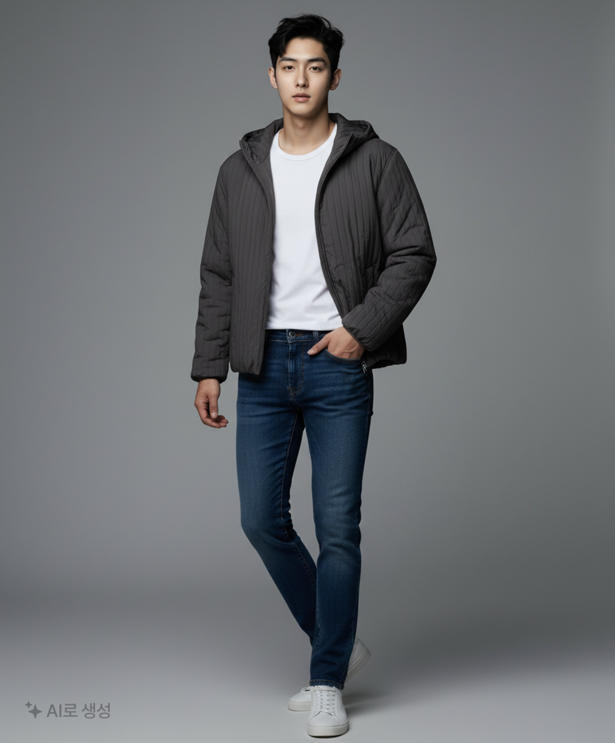 티엔지티(TNGT) Light Padded Hoodie Jacket (Black) TNJU5F107BK 100