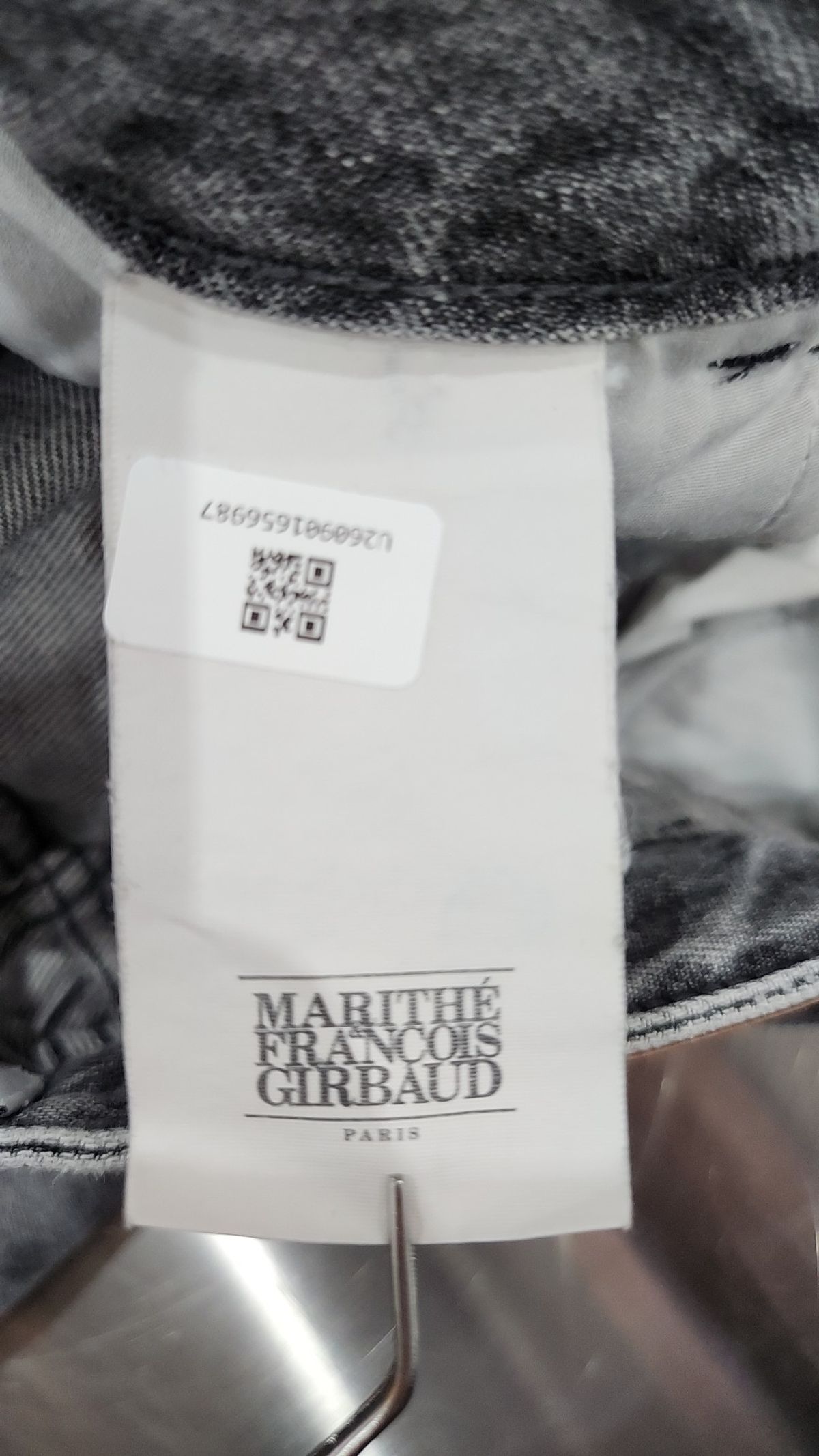 마리떼 프랑소와 저버(MARITHÉ + FRANҪOIS GIRBAUD) W HIGH STRAIGHT DENIM PANTS light gray 26