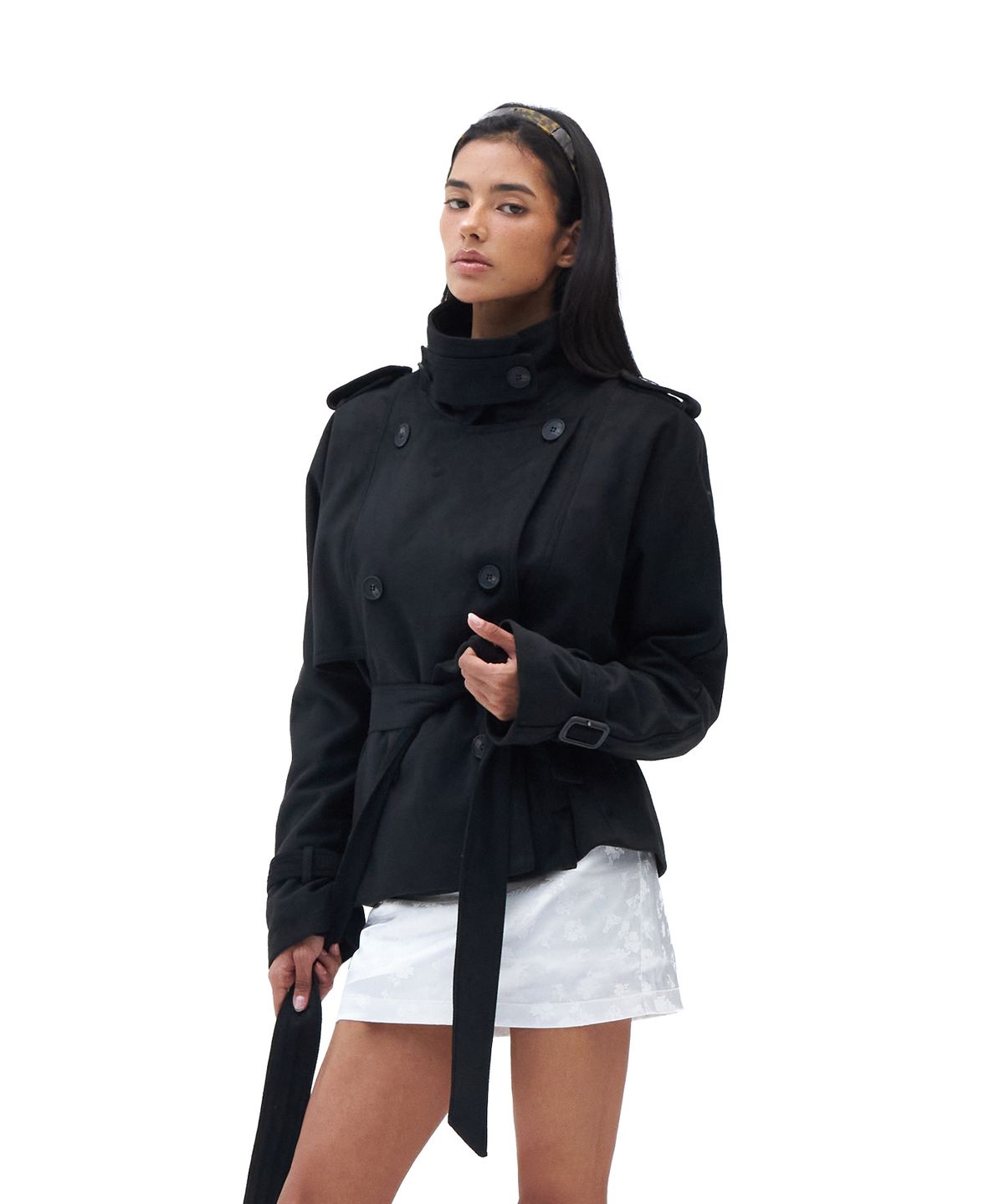 힐다(HILLDA) L’amant Trench Coat [Black]
