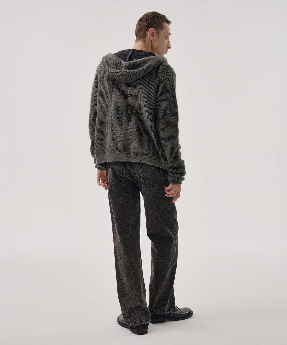 엠엠아이씨(MMIC) CLOUD KNIT HOODIE (KHAKI)