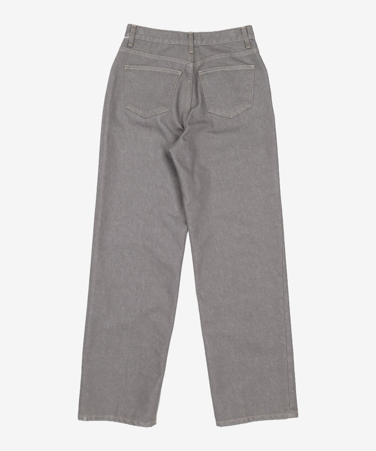아바몰리(AVA MOLLI) WASHED COLOR WIDE JEANS (GREY) M