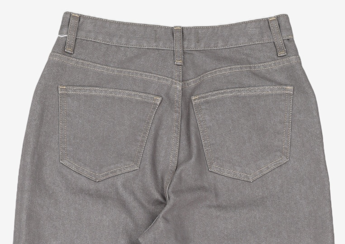 아바몰리(AVA MOLLI) WASHED COLOR WIDE JEANS (GREY) M