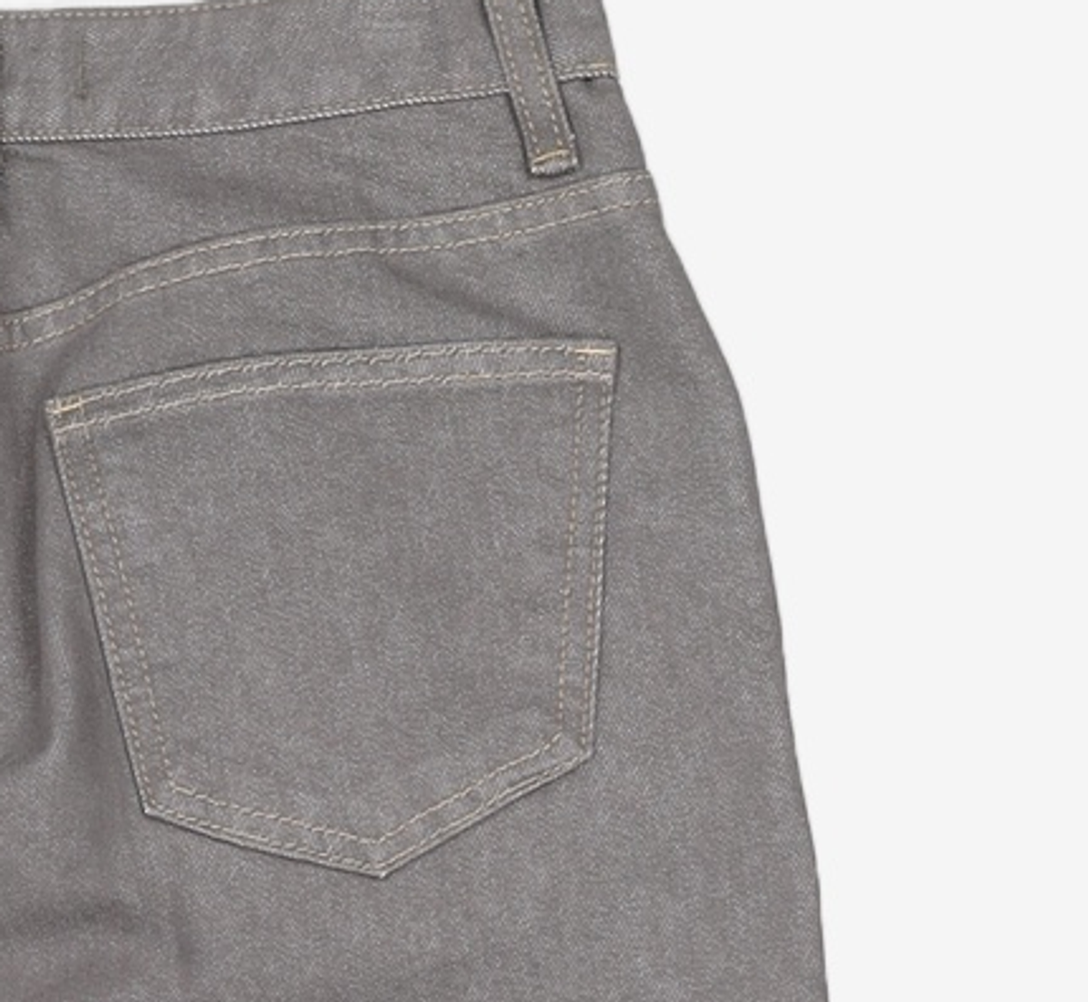아바몰리(AVA MOLLI) WASHED COLOR WIDE JEANS (GREY) M