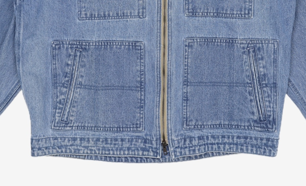 프리즘웍스(FRIZMWORKS) DENIM ZIP UP WORK JACKET _ LIGHT BLUE M