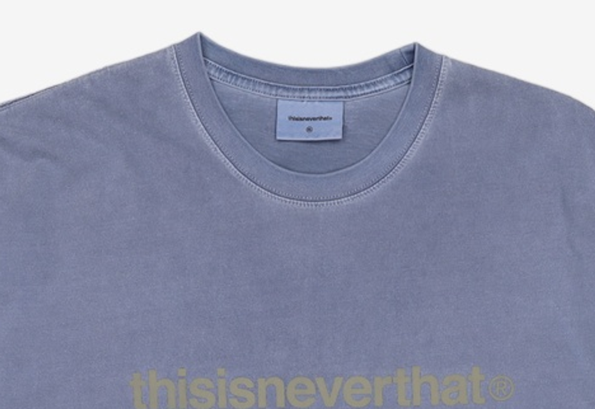 디스이즈네버댓(THISISNEVERTHAT) T-Logo L/S Tee Warm Blue XL