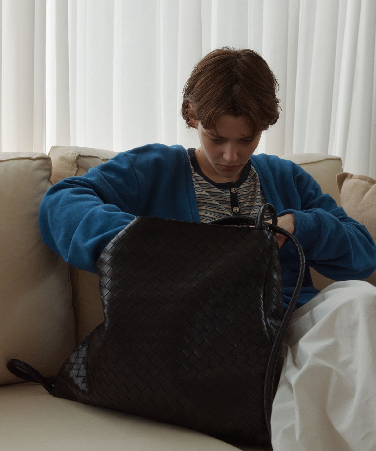 아노에틱(ANOETIC) ANC WEAVING MULTI BAG_BLACK