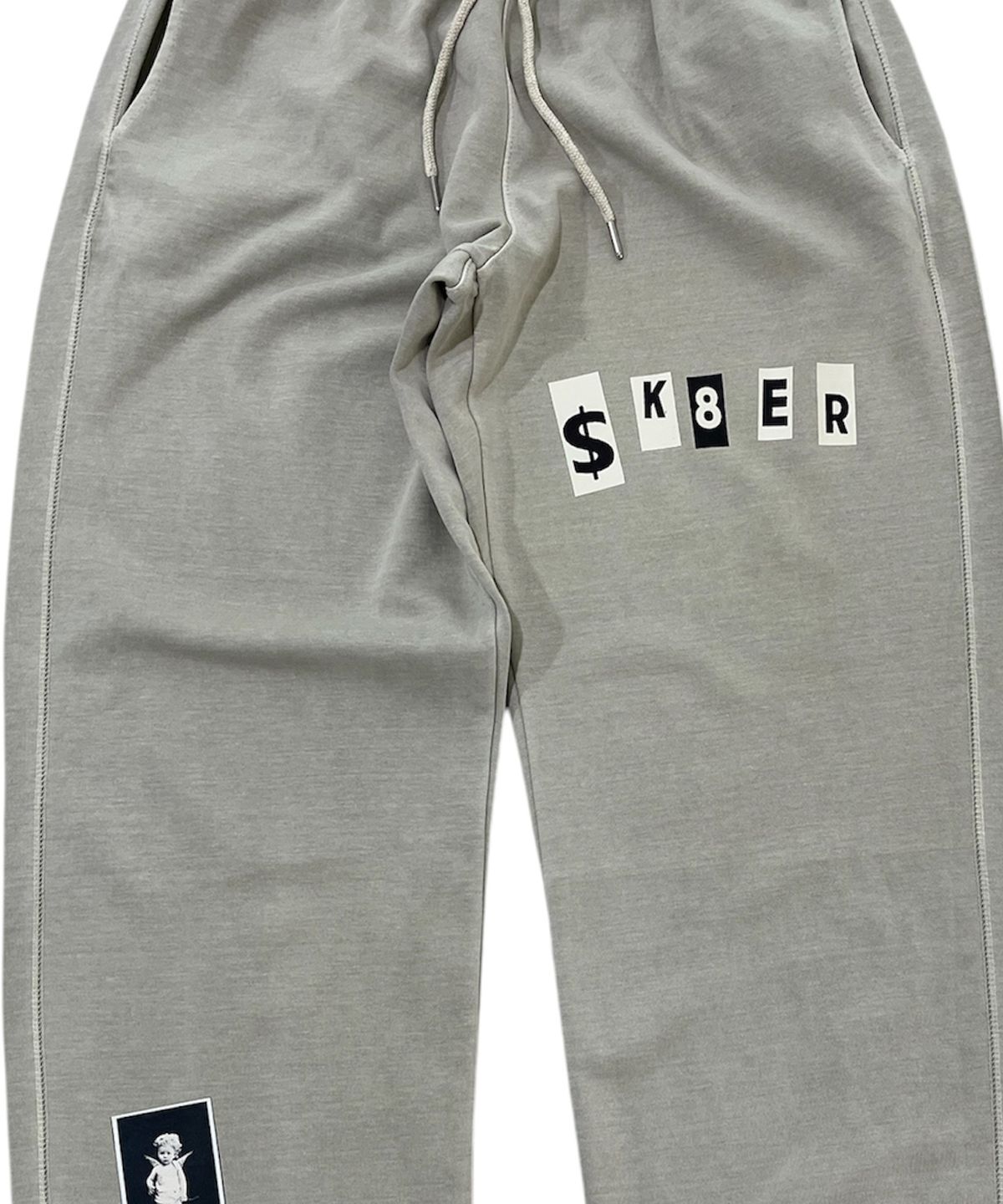 스케이터락(SK8ER ROCK) Holy Sk8 Pigment Sweat Pants (beige)