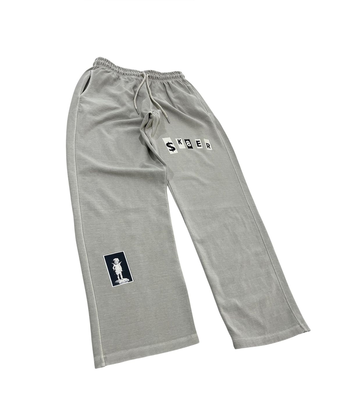 스케이터락(SK8ER ROCK) Holy Sk8 Pigment Sweat Pants (beige)