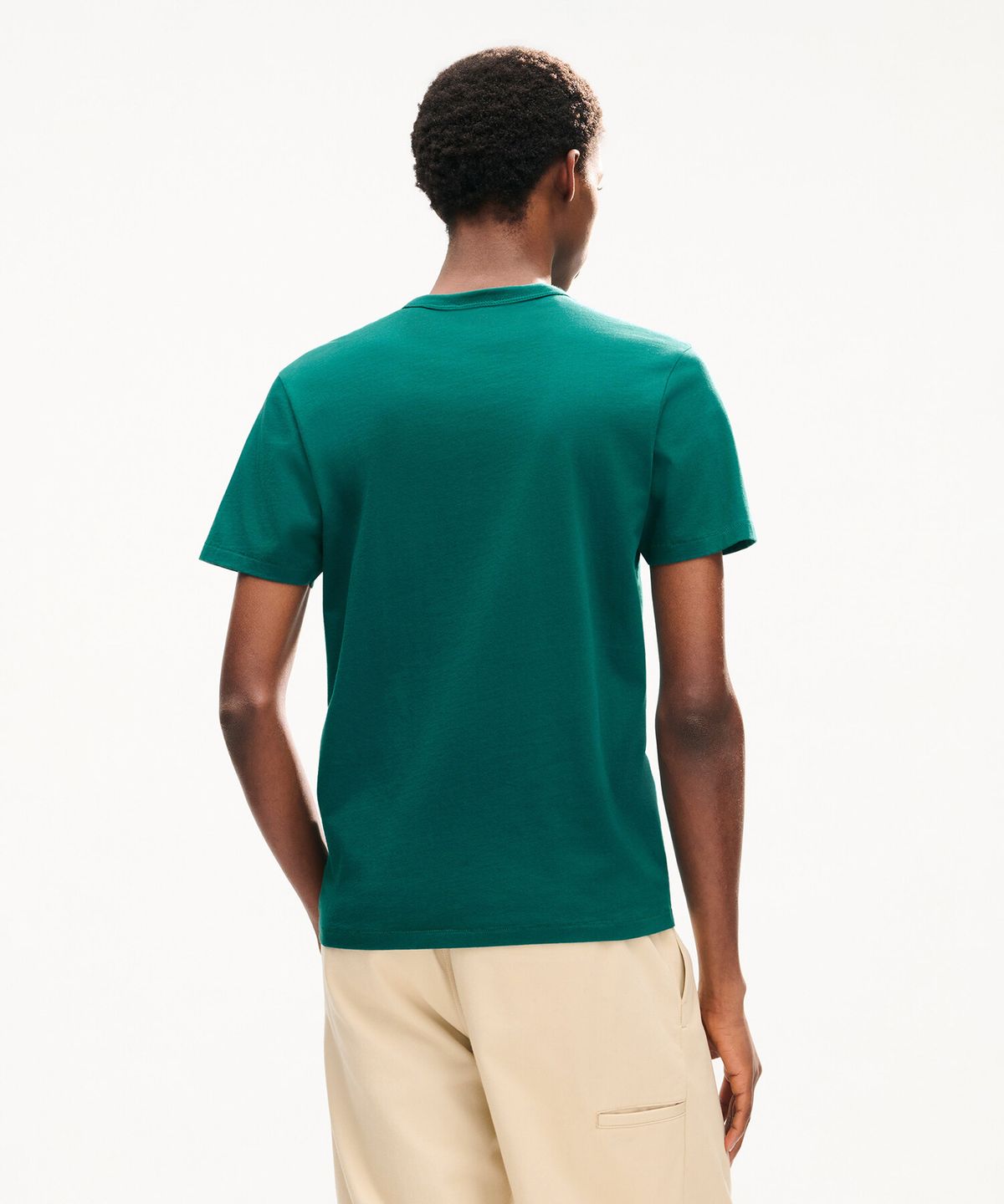 겐조(KENZO) 남성 에펠 타워 디자인 슬림 반팔 티셔츠_K266AMTE02GNX